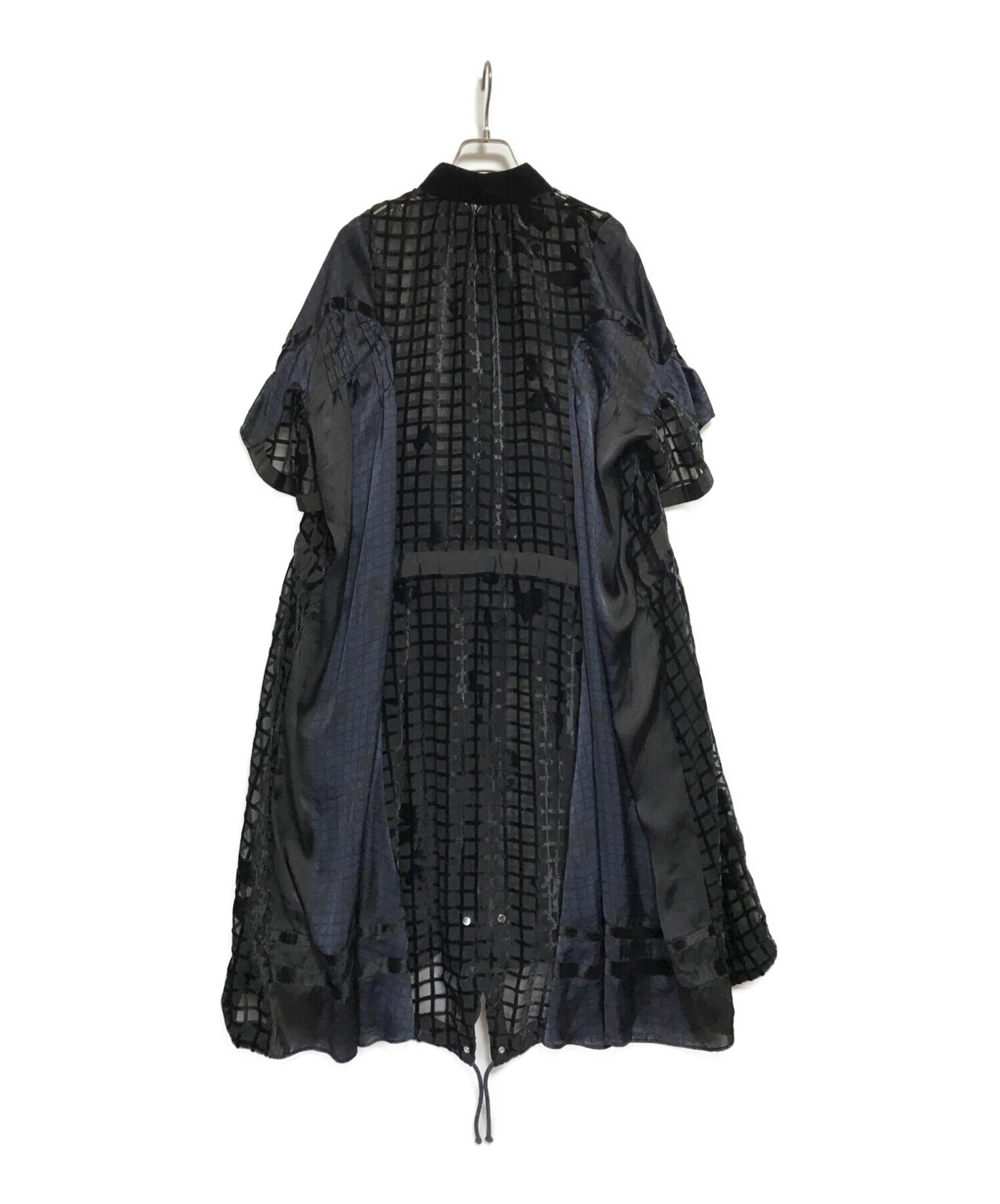 sacai (サカイ) Heart Camo Velvet Dress ブラック サイズ:SIZE1