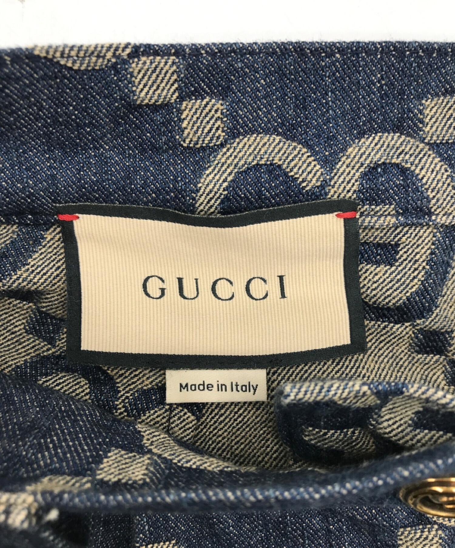 GUCCI (グッチ) GGジャンボ デニム ショートパンツ インディゴ サイズ:SIZE 40(下記参照)