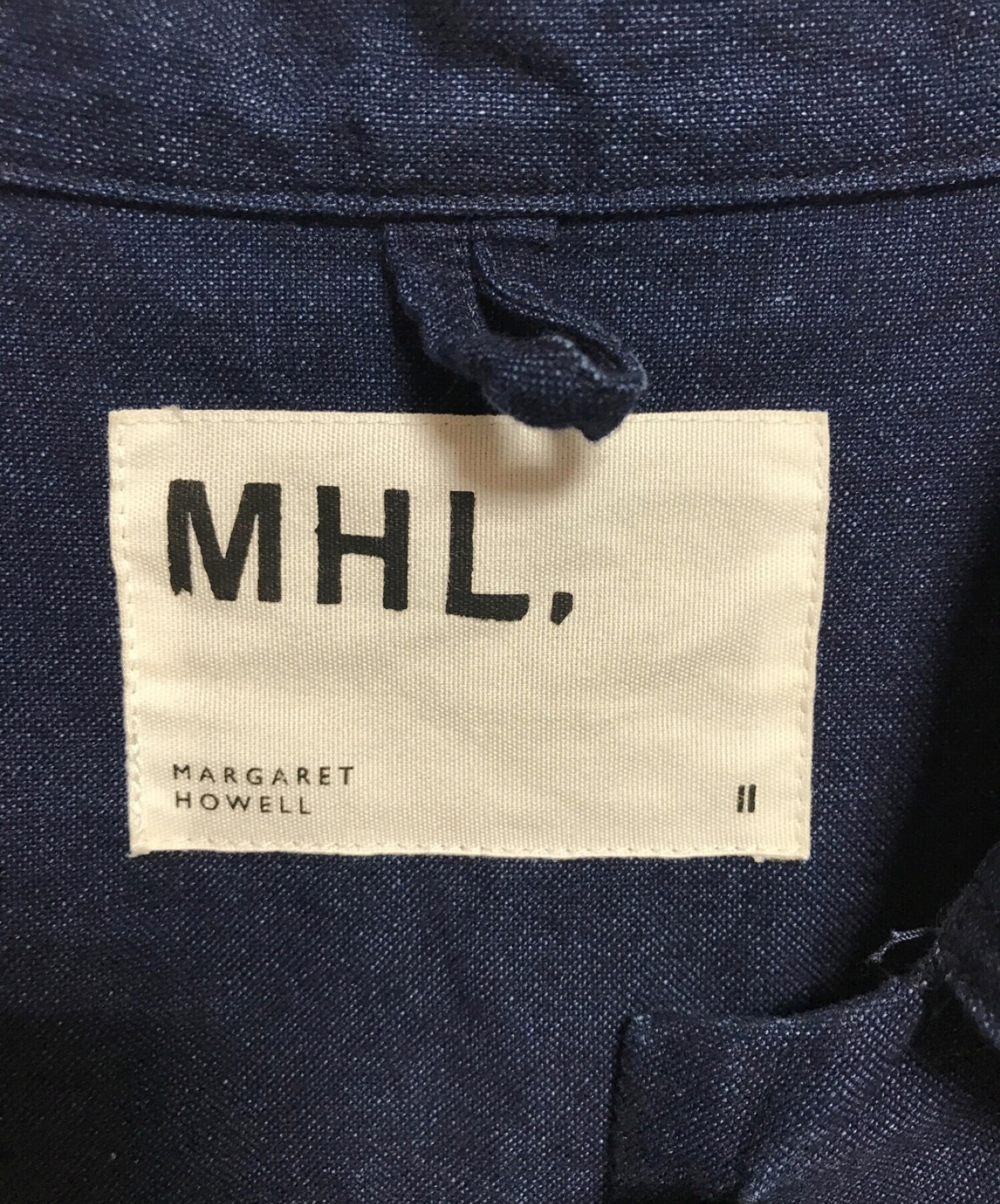 MHL (エムエイチエル) インディゴワンピース インディゴ サイズ:SIZE2