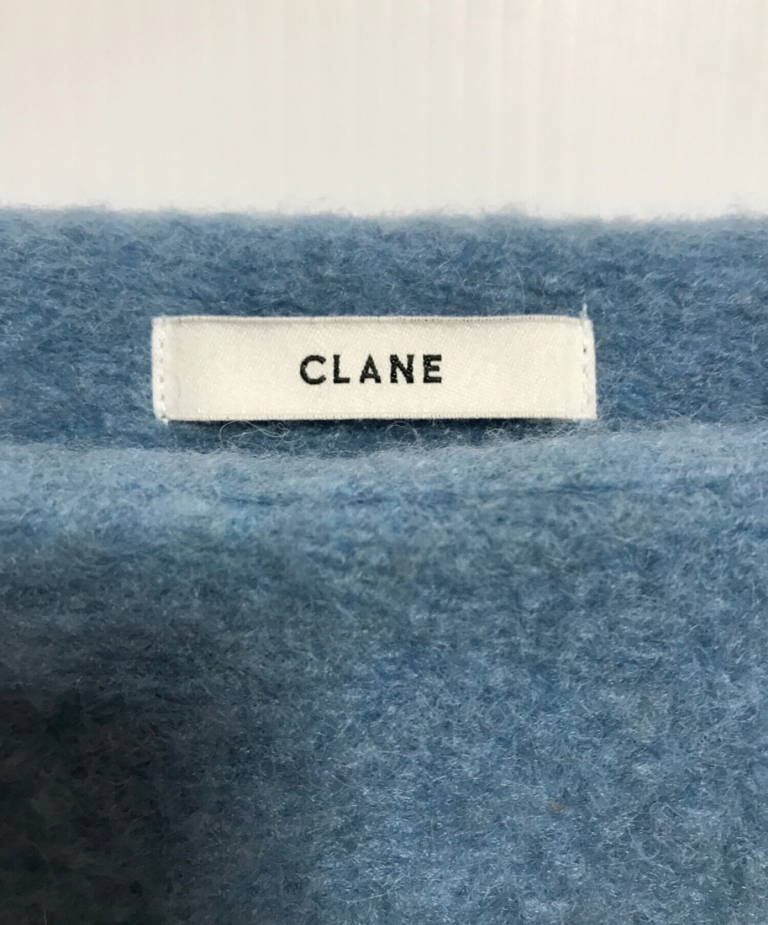 CLANE (クラネ) BOAT NECK BOA TOPS ブルー サイズ:SIZE2