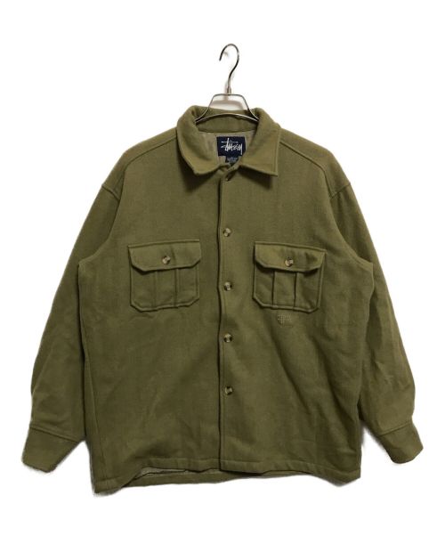 【中古・古着通販】stussy (ステューシー) CPOジャケット ベージュ