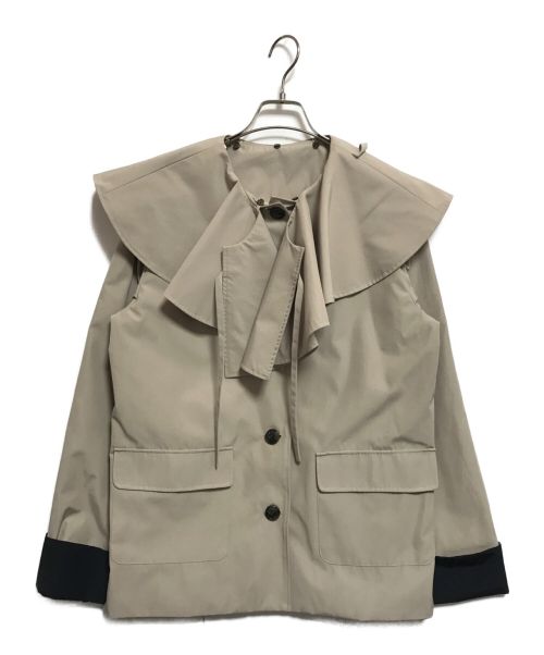 【中古・古着通販】rosy monster (ロージーモンスター) elizabeth collar short trench coat ベージュ  サイズ:FREE｜ブランド・古着通販 トレファク公式【TREFAC FASHION】スマホサイト