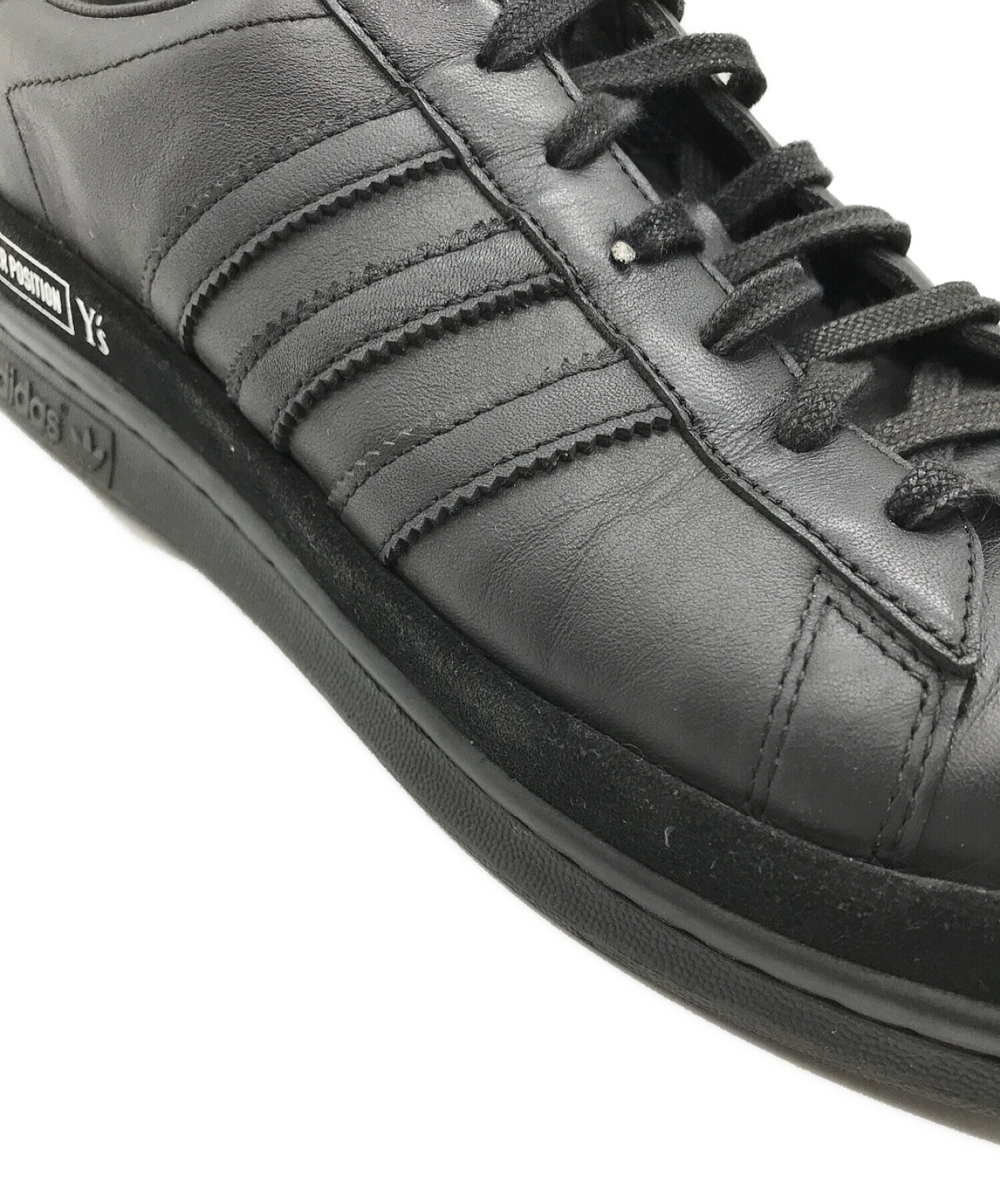 adidas (アディダス) Y's (ワイズ) CAMPUS STAN WEDGE ブラック サイズ:28cm