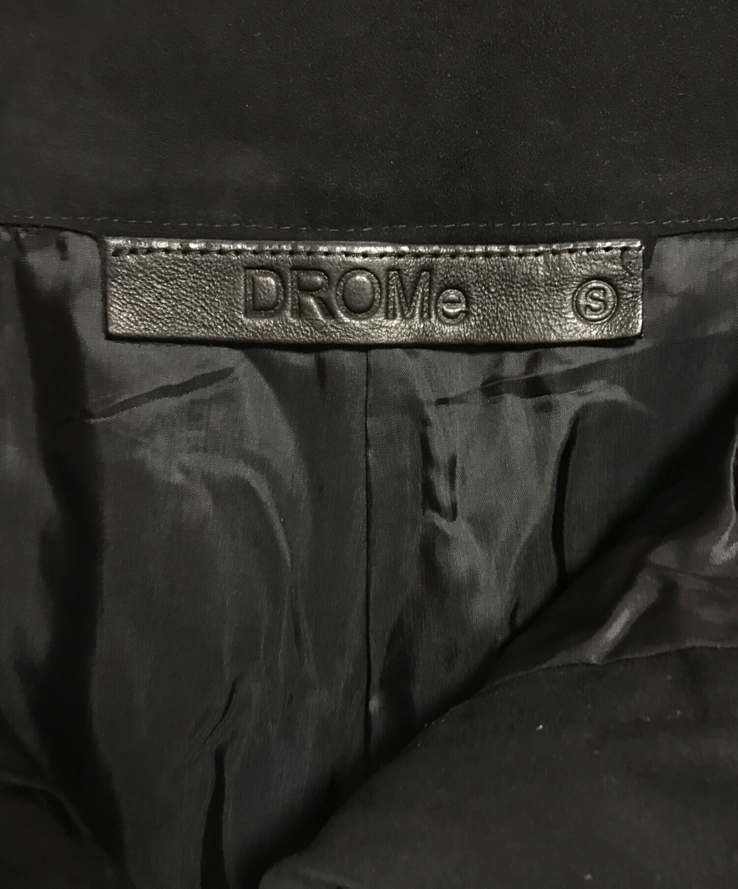 中古・古着通販】DROMe (ドローム) ゴートレザーパンツ ブラック