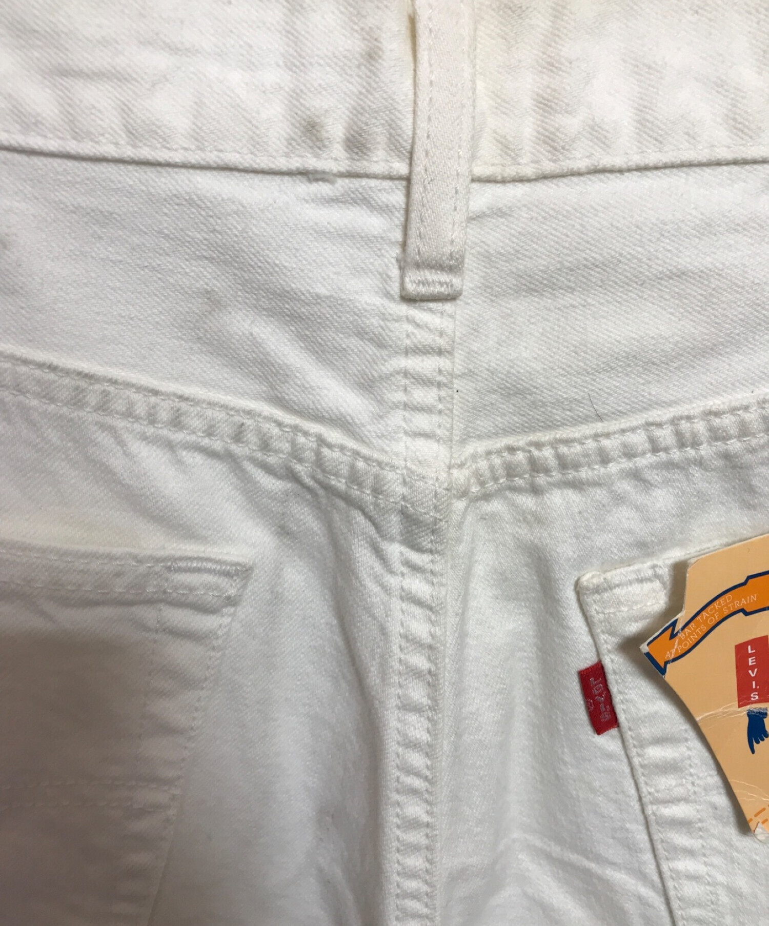 中古・古着通販】LEVI'S (リーバイス) 501デニムパンツ ホワイト