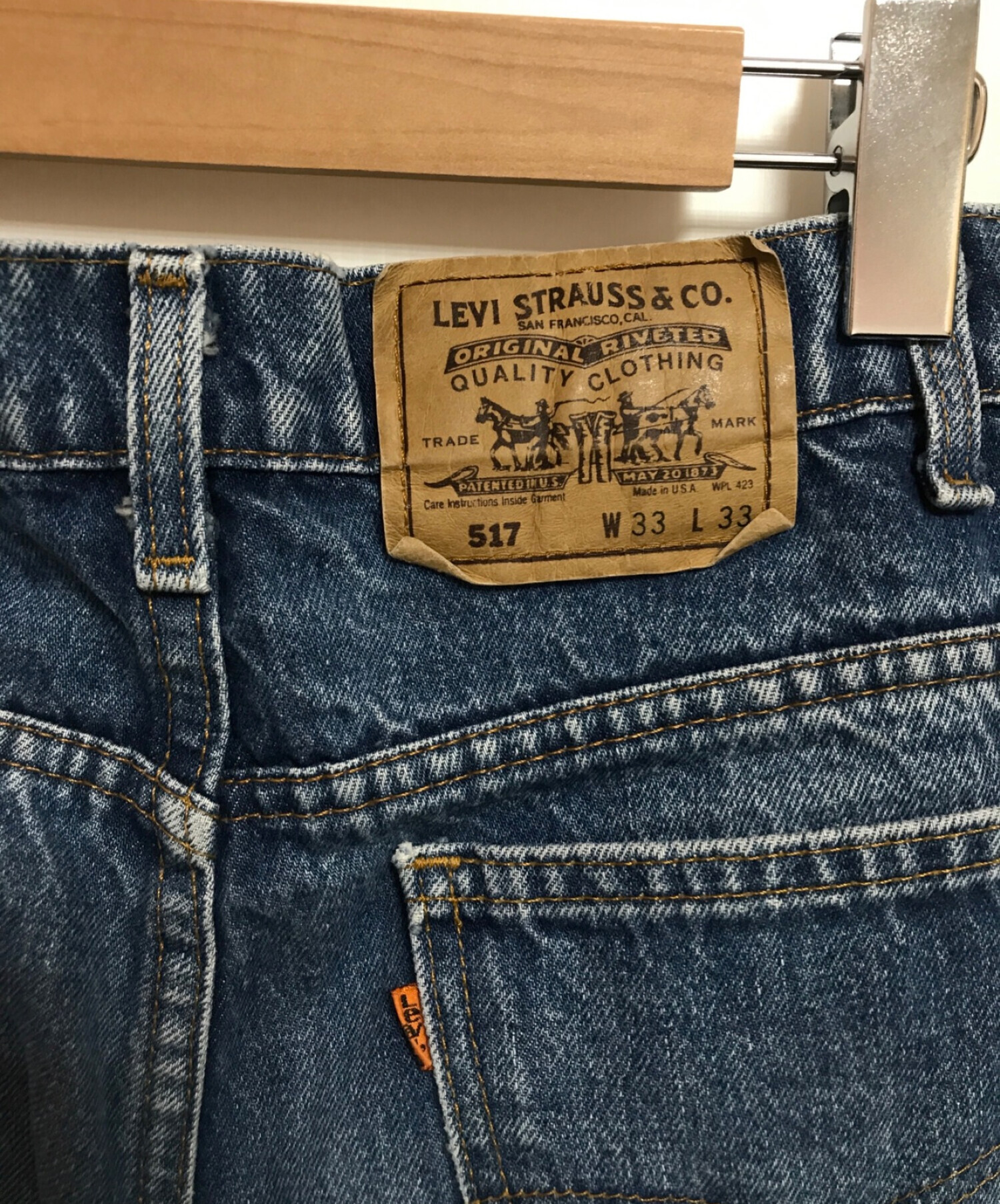 中古・古着通販】LEVI'S (リーバイス) 517カットオフデニムパンツ