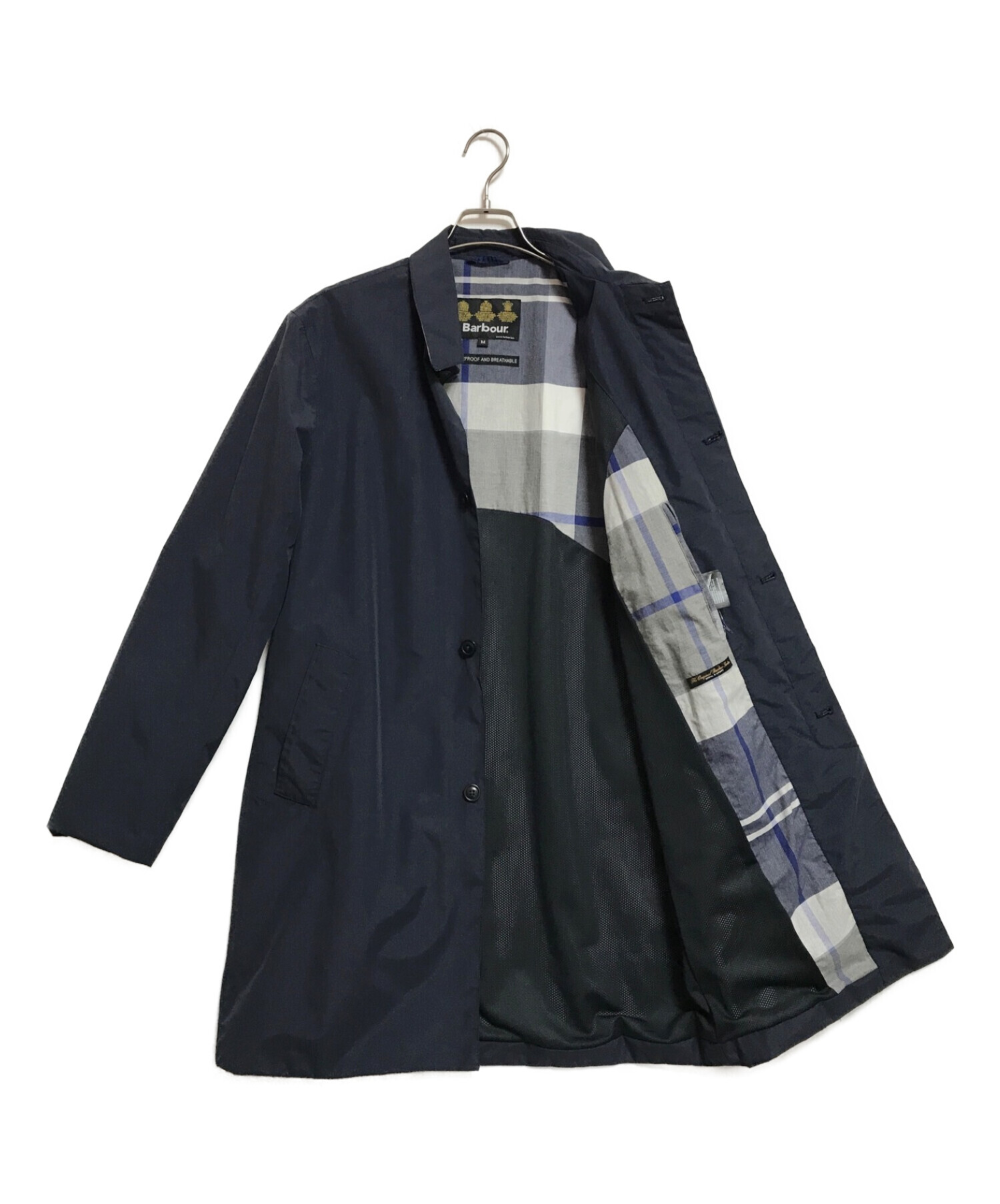 Barbour waterproof and breathable M ネイビーノーザンブリア