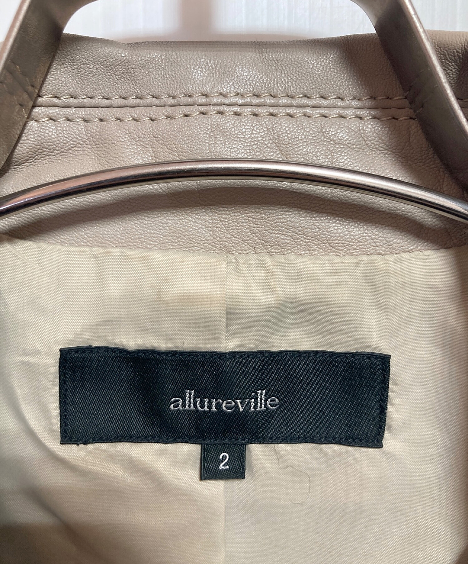 中古・古着通販】allureville (アルアバイル) ダブルライダース