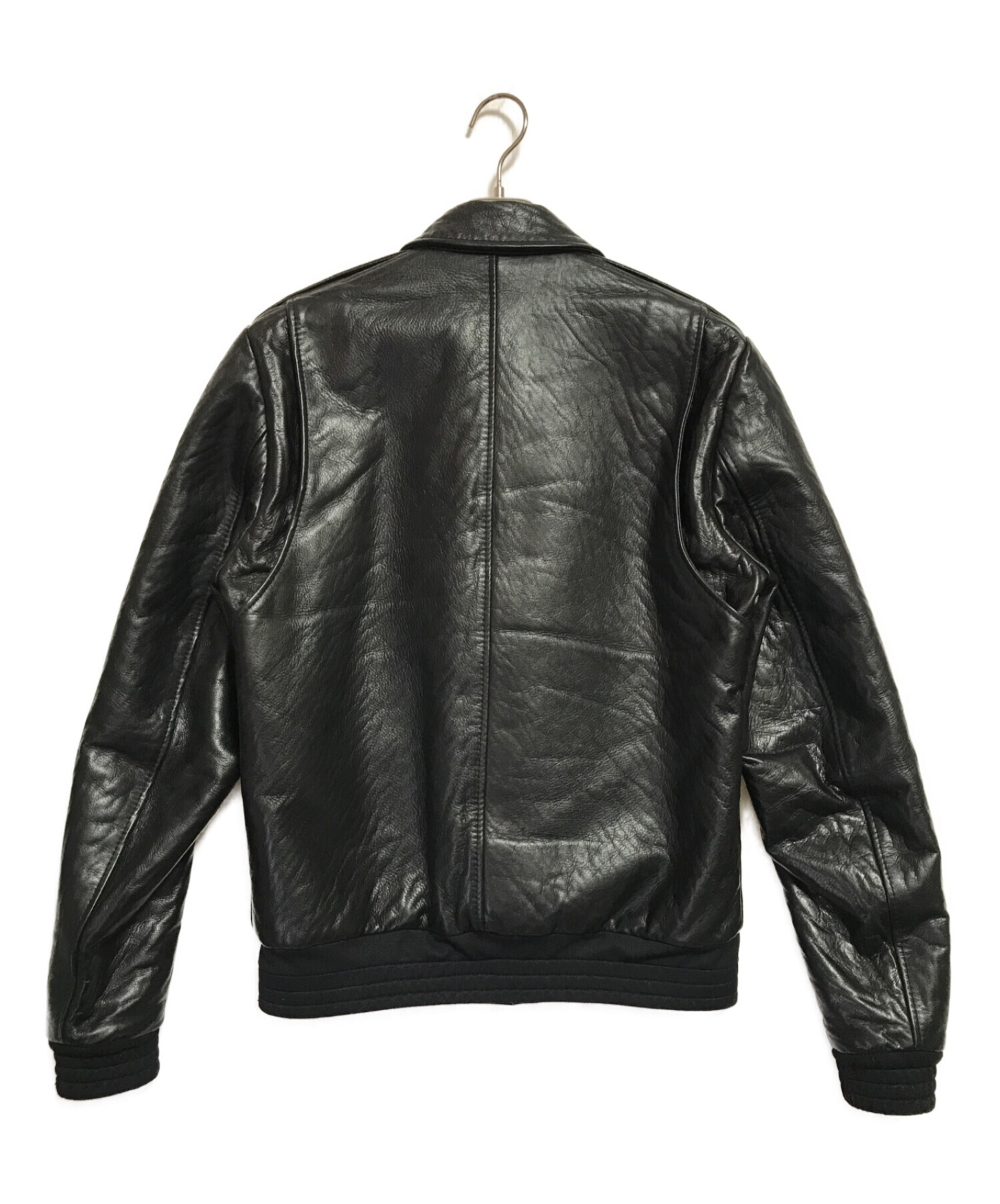 BALENCIAGA (バレンシアガ) ゴートレザージャケット ブラック サイズ:SIZE 50