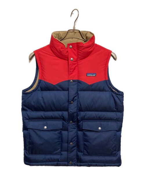 【中古・古着通販】Patagonia (パタゴニア) スリングショット ダウン ベスト レッド×ネイビー サイズ:下記参照｜ブランド・古着通販  トレファク公式【TREFAC FASHION】スマホサイト