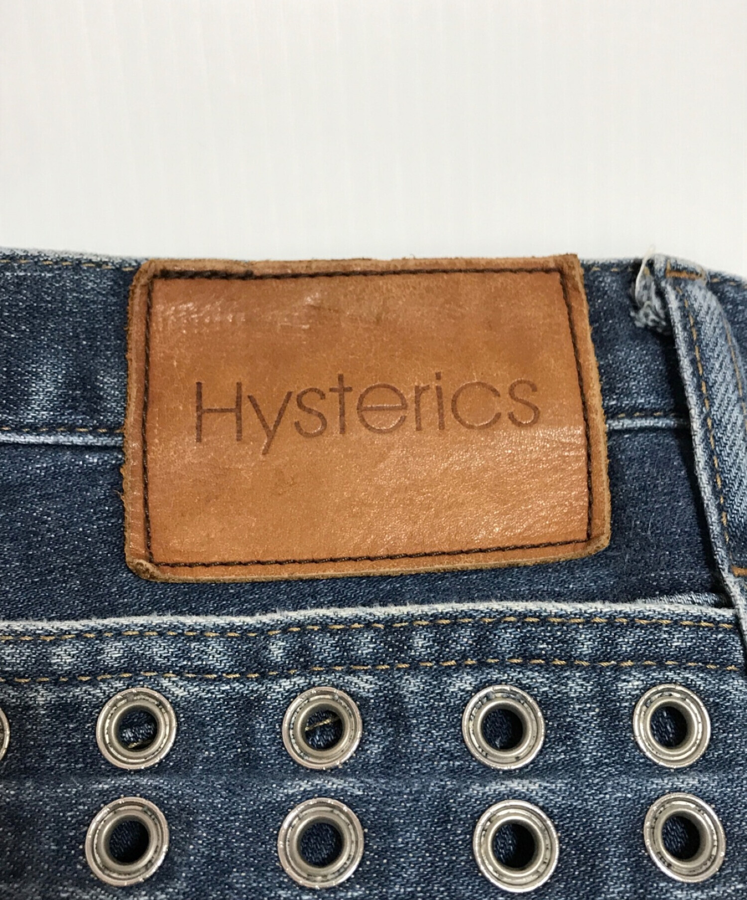 世界の ヒステリックス hysterics ダメージ加工 ローライズ デニム