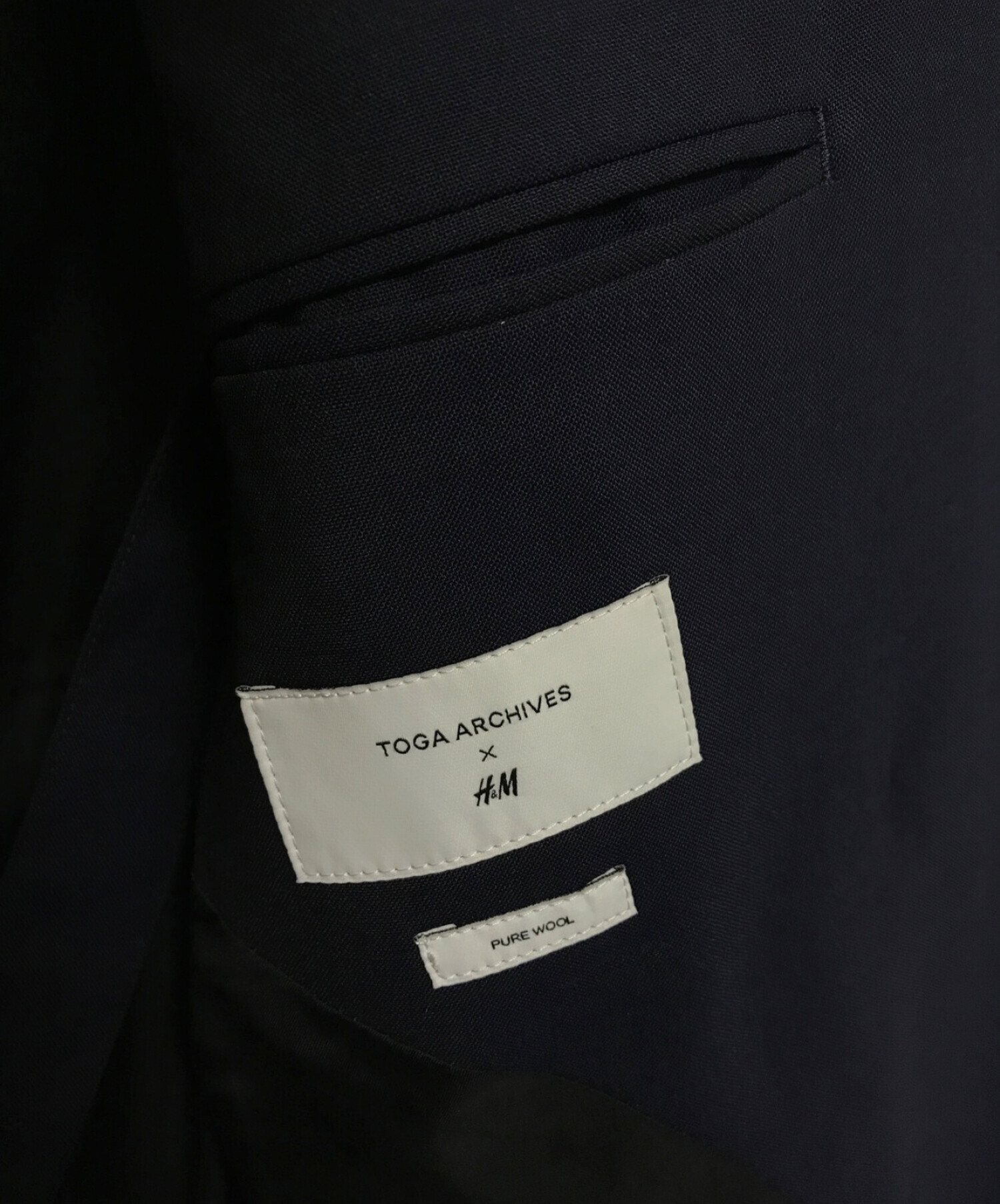 中古・古着通販】H&M (エイチアンドエム) TOGA (トーガ) テーラード