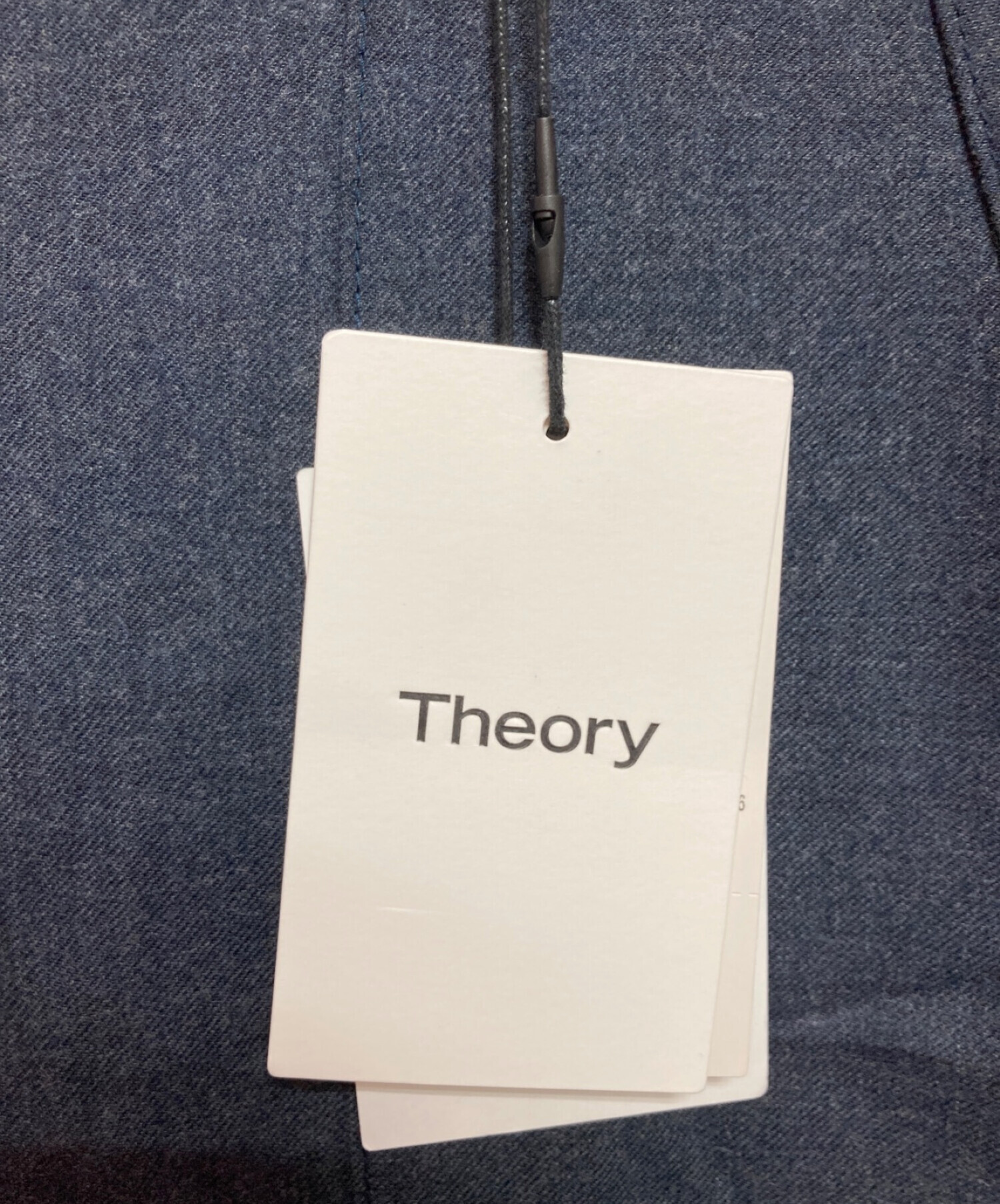 中古・古着通販】theory (セオリー) ワイドパンツ ネイビー サイズ:XXO