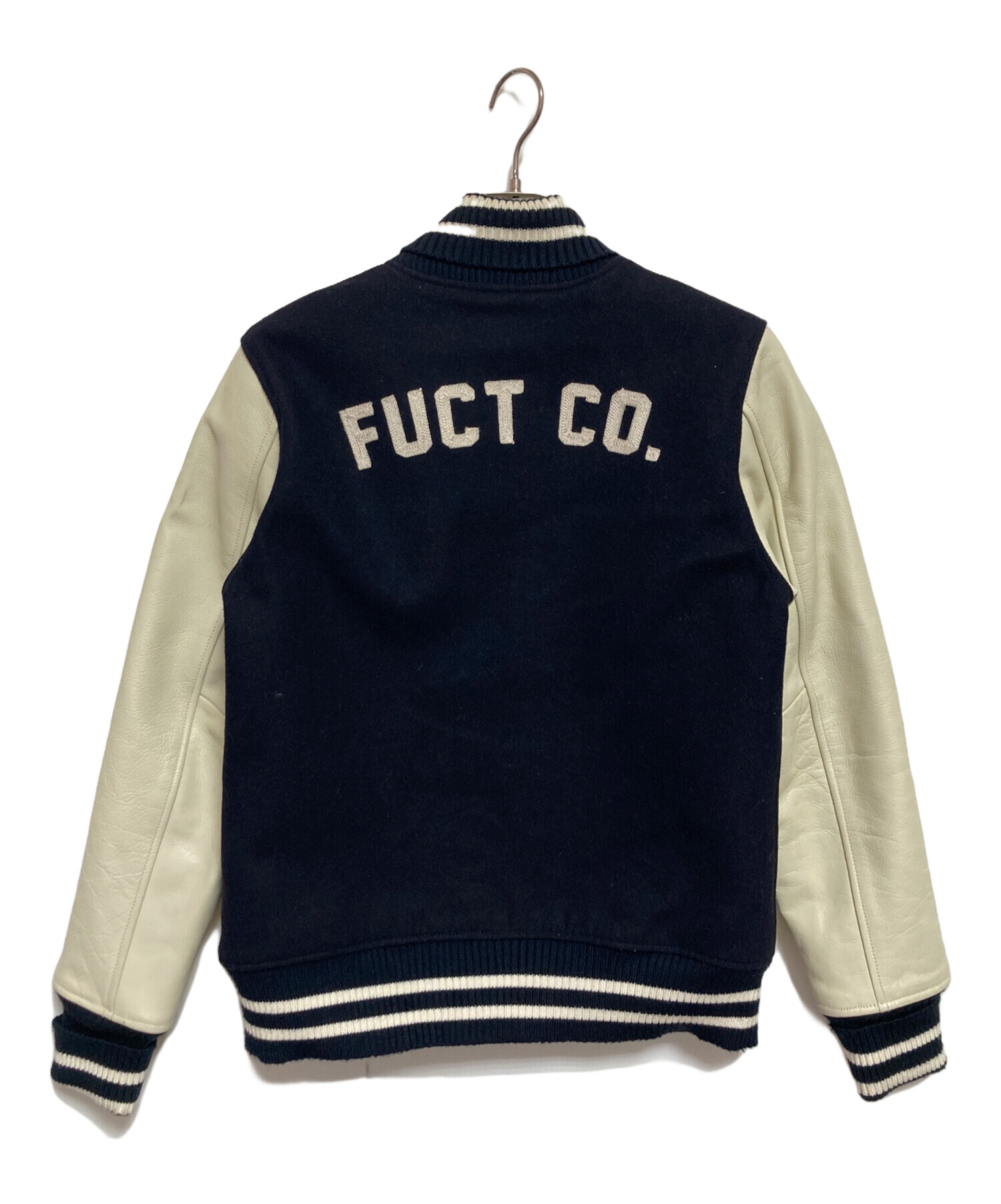 中古・古着通販】FUCT SSDD (ファクト) FUCT CO.AWARD JACKET ネイビー×ベージュ サイズ:M｜ブランド・古着通販  トレファク公式【TREFAC FASHION】スマホサイト