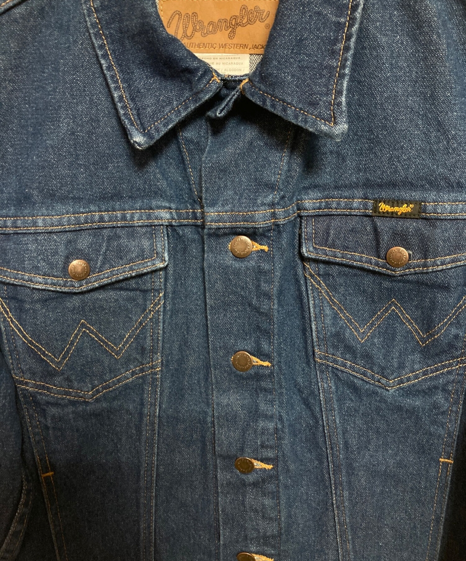 中古・古着通販】Wrangler (ラングラー) デニムジャケット インディゴ 