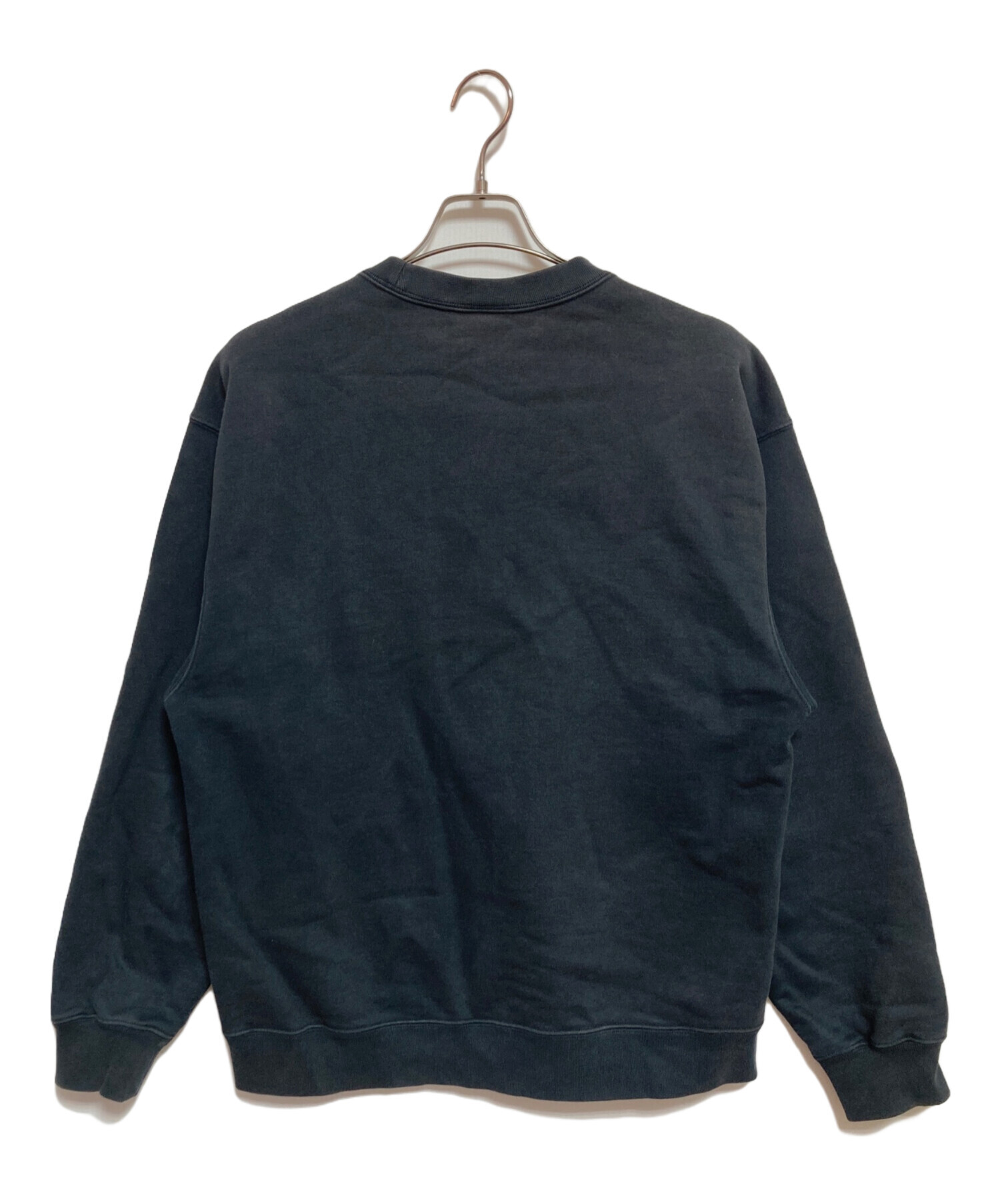 NIKE (ナイキ) stussy (ステューシー) Fleece Crew Sweatshirt ブラック サイズ:L