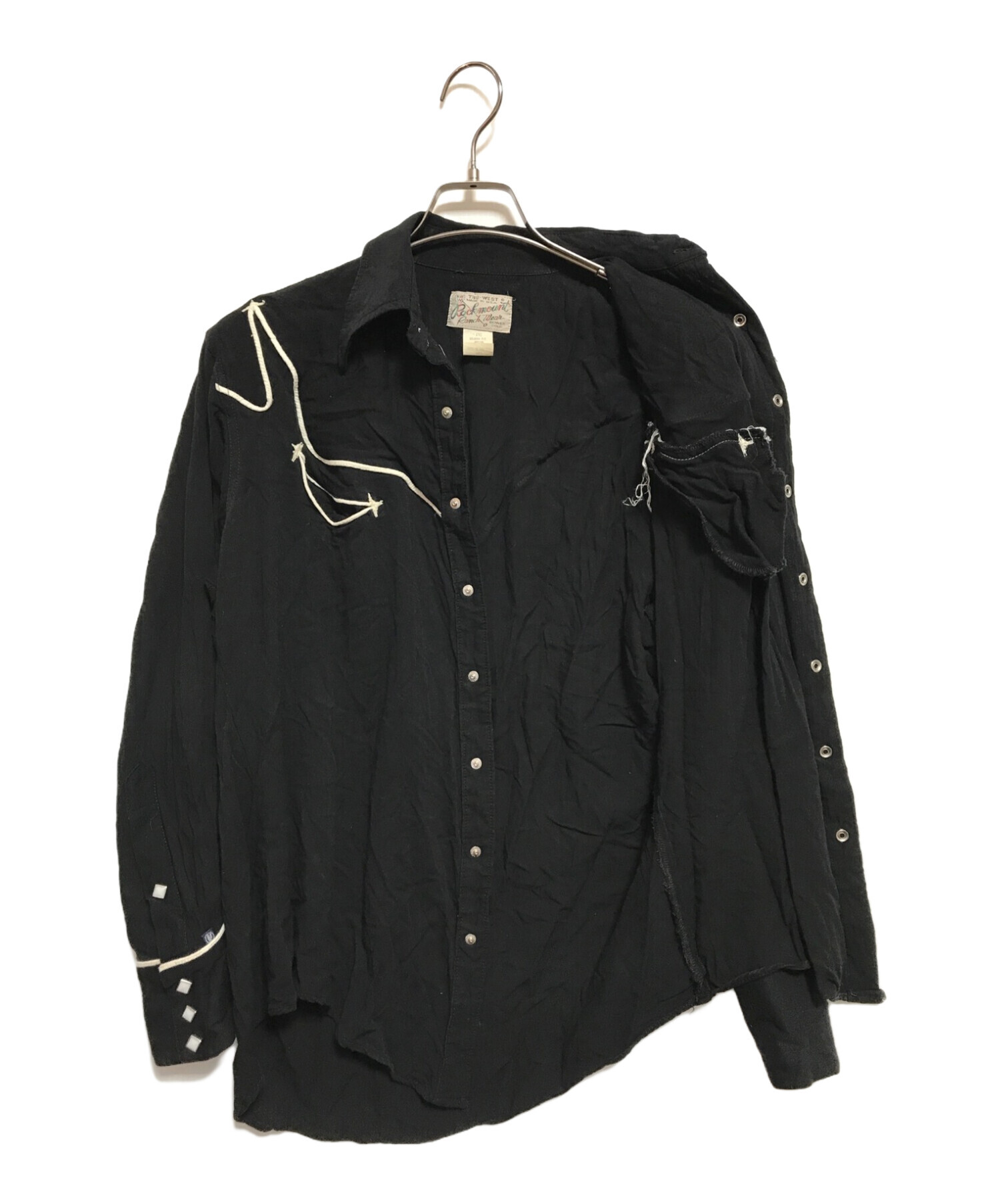 ROCKMOUNT (ロックマウント) RAYON Western Shirt ブラック サイズ:なし