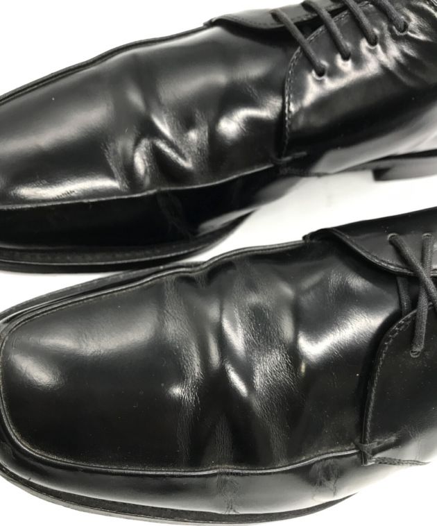 中古・古着通販】PRADA (プラダ) レザーシューズ ブラック サイズ:8 1/2｜ブランド・古着通販 トレファク公式【TREFAC  FASHION】スマホサイト