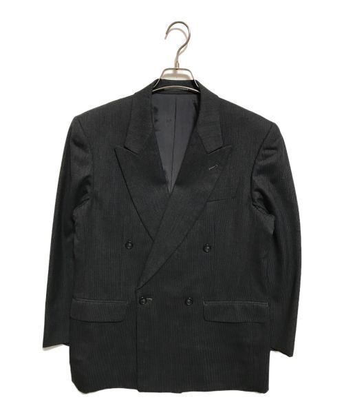 【中古・古着通販】LANVIN STUDIO (ランバンスタジオ) セットアップスーツ ブラック サイズ:R46-44-82｜ブランド・古着通販  トレファク公式【TREFAC FASHION】スマホサイト