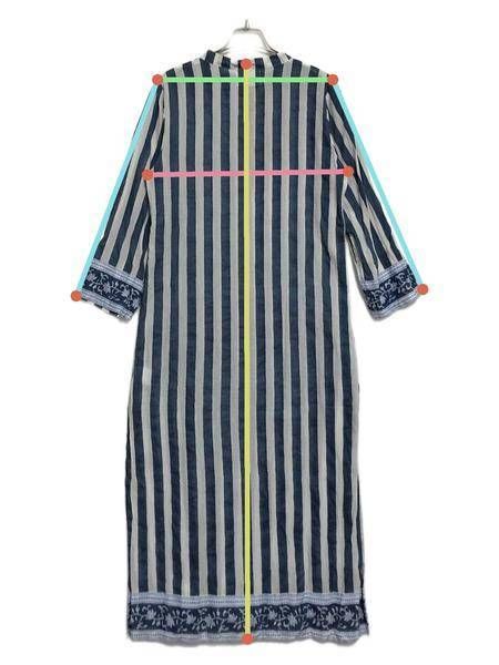 中古・古着通販】SZ Blockprints (エスゼットブロックプリント) Ron Herman (ロンハーマン) 別注 Isle Frock  Thick Stripe Dress ホワイト×ブルー サイズ:S｜ブランド・古着通販 トレファク公式【TREFAC FASHION】スマホサイト