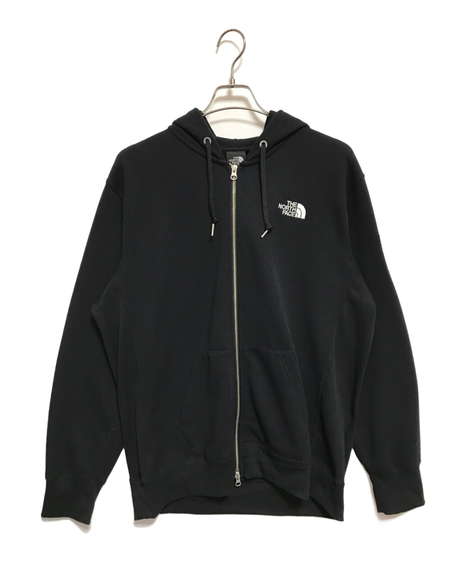 中古・古着通販】THE NORTH FACE (ザ ノース フェイス) スクエアロゴフルジップパーカー ブラック サイズ:XL｜ブランド・古着通販  トレファク公式【TREFAC FASHION】スマホサイト