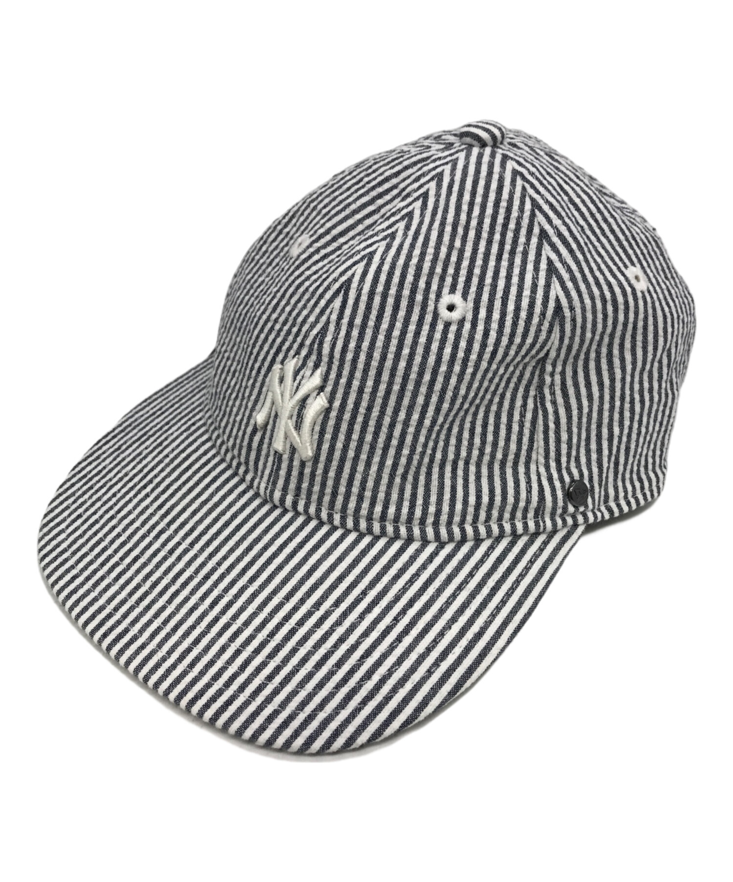 中古・古着通販】New Era (ニューエラ) KITH (キス) ストライプキャップ ホワイト×ブルー 未使用品｜ブランド・古着通販  トレファク公式【TREFAC FASHION】スマホサイト