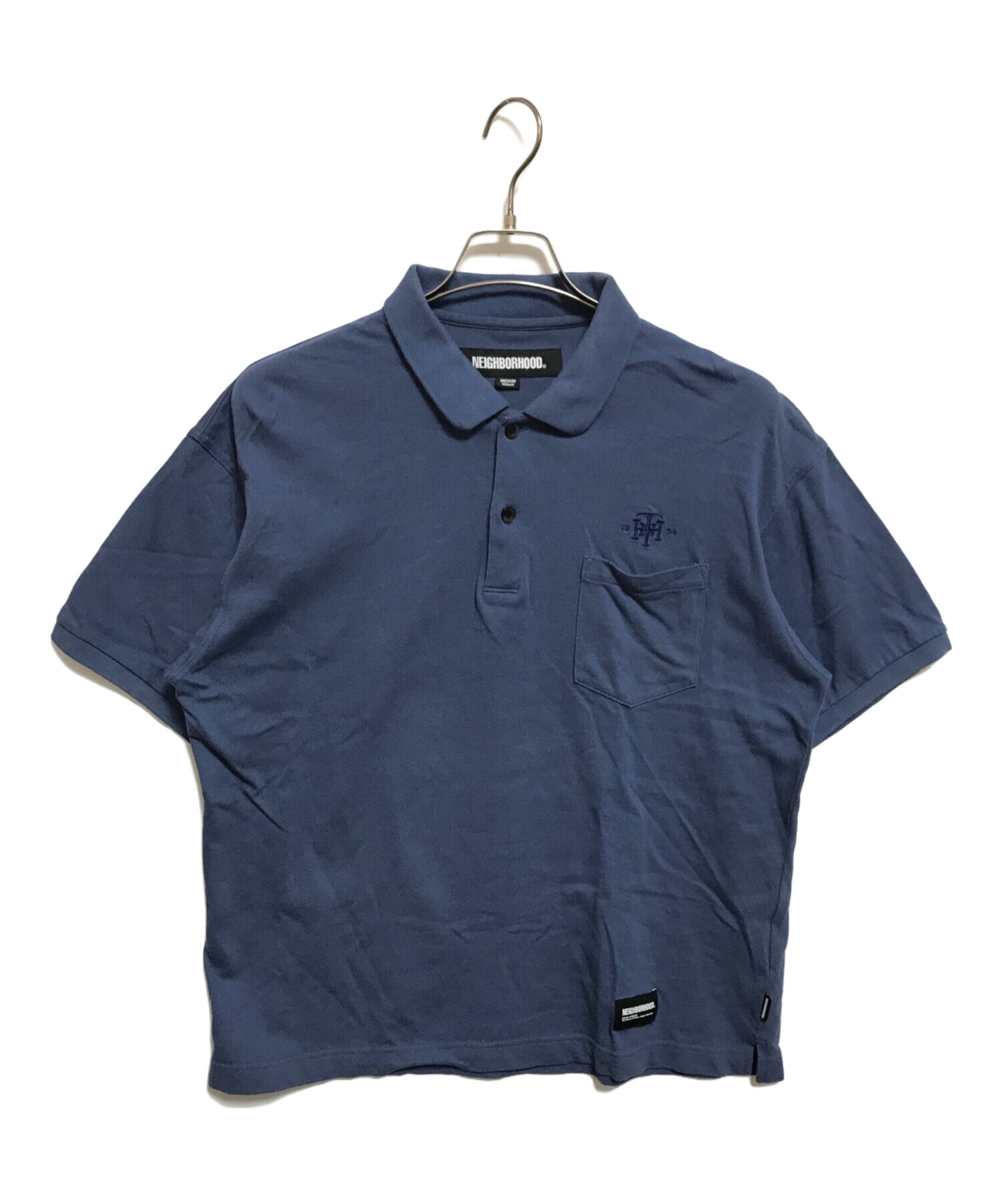 中古・古着通販】NEIGHBORHOOD (ネイバーフッド) PIQUE CLASSIC POLOSHIRT SS ブルー  サイズ:M｜ブランド・古着通販 トレファク公式【TREFAC FASHION】スマホサイト