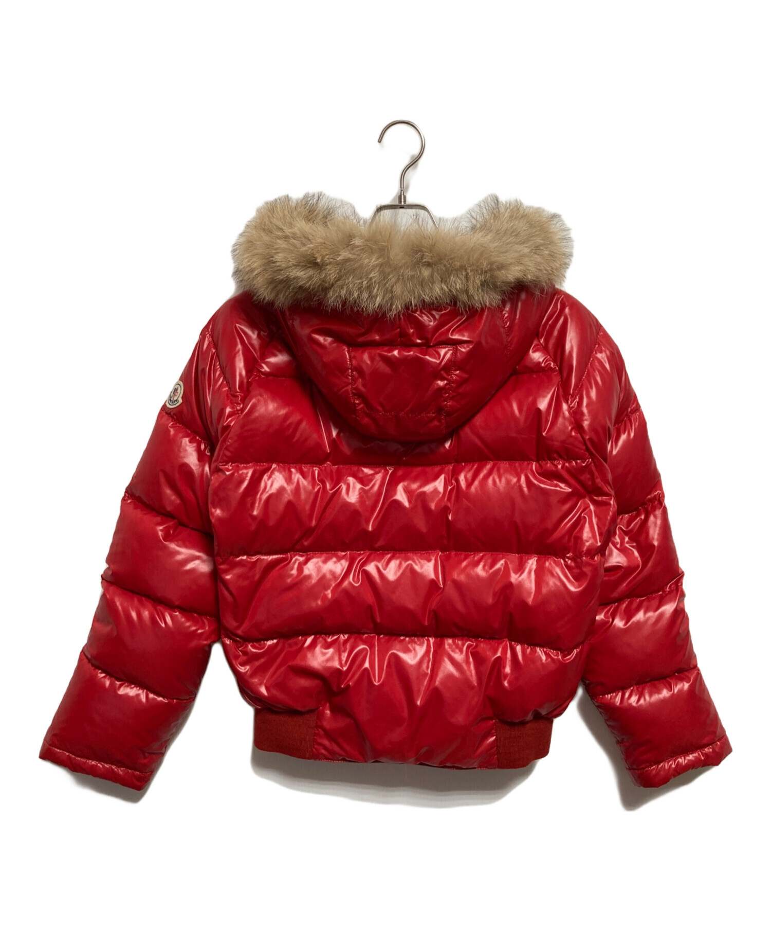 MONCLER (モンクレール) BULGARIEダウンジャケット レッド サイズ:SIZE 0