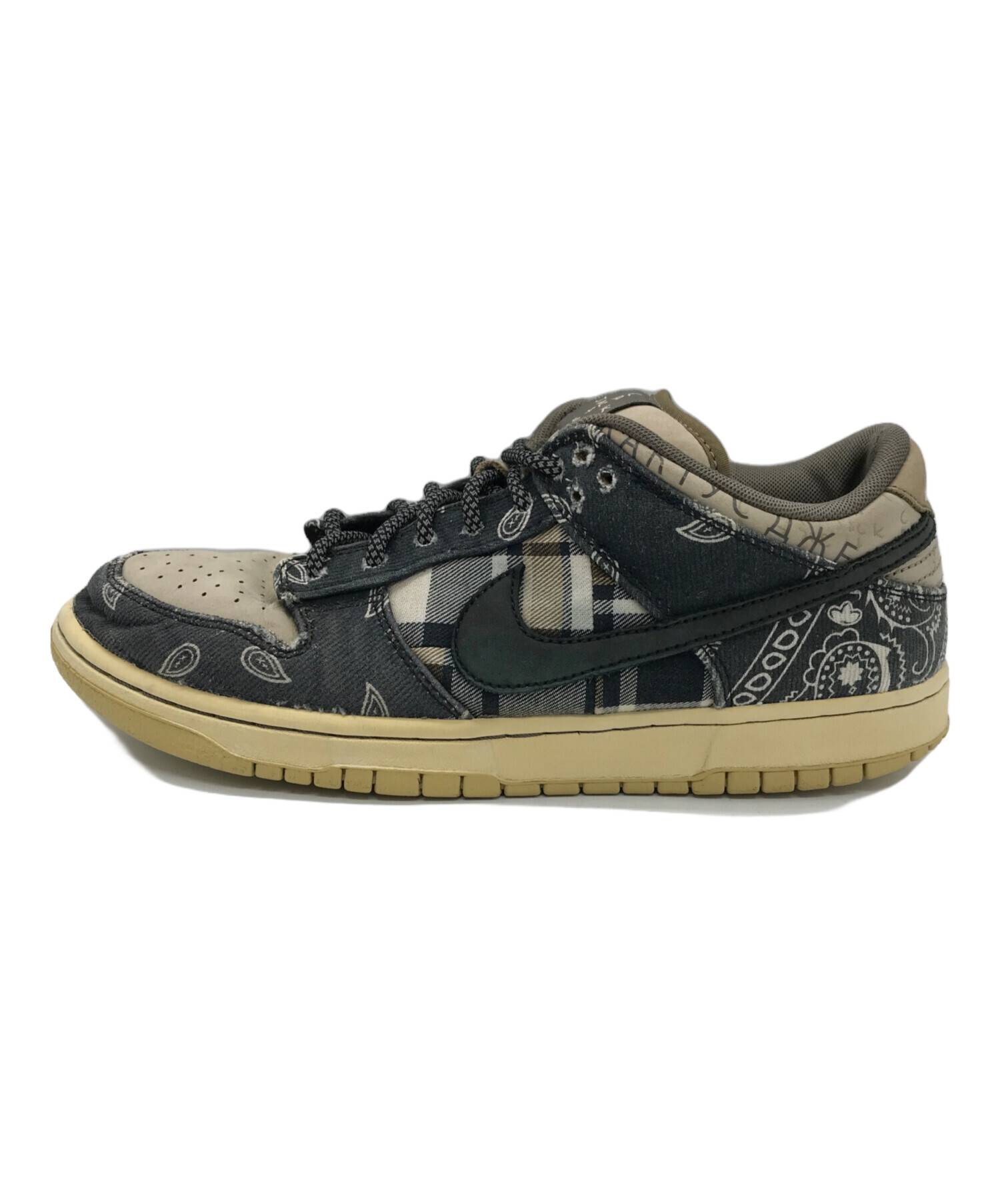 中古・古着通販】NIKE (ナイキ) TRAVIS SCOTT (トラヴィス スコット) SB DUNK LOW PRM QS（エスビーダンクローピーアールエムキューエス）  ベージュ×グレー サイズ:27.5cm｜ブランド・古着通販 トレファク公式【TREFAC FASHION】スマホサイト