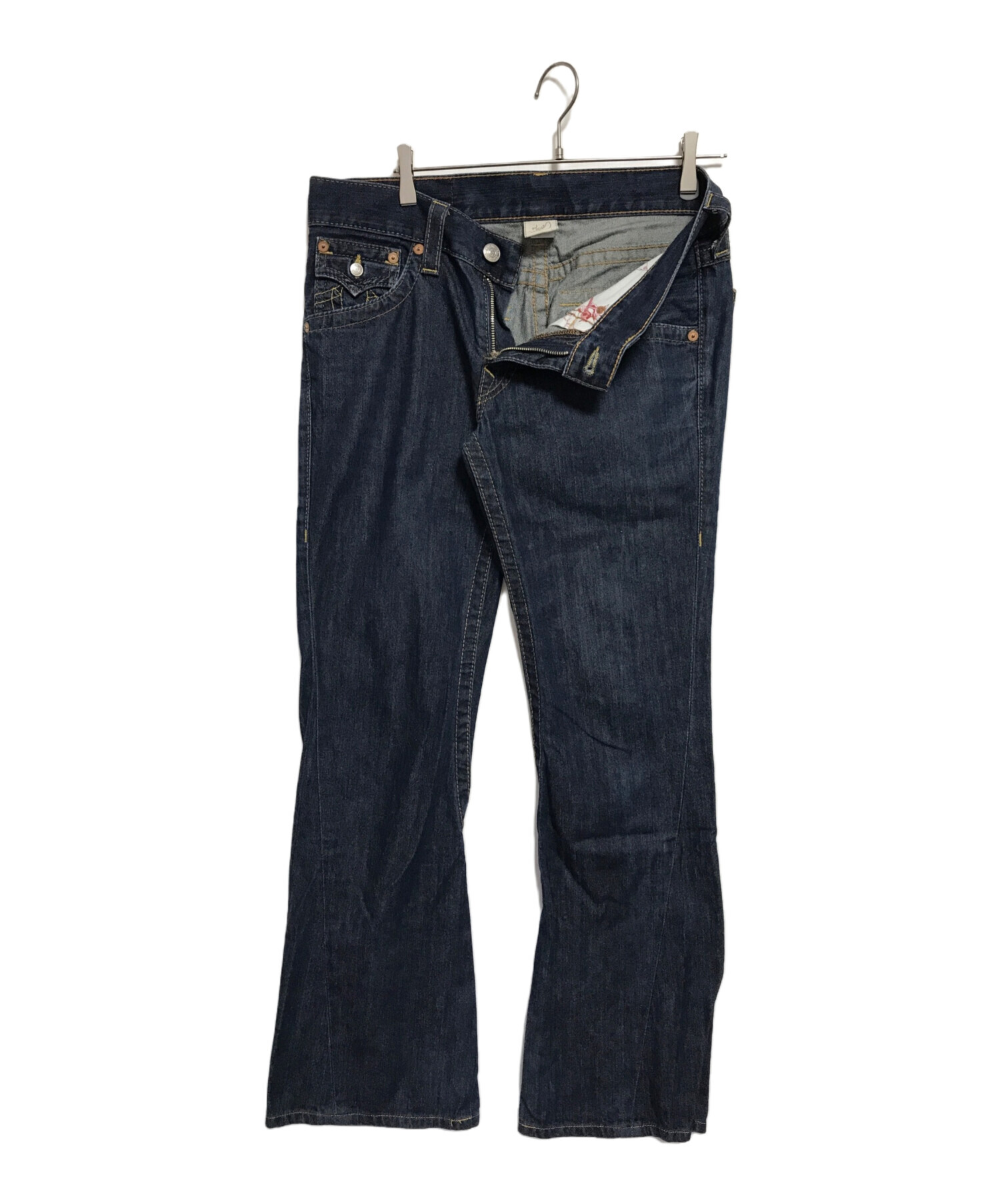 中古・古着通販】TRUE RELIGION (トゥルー レリジョン) デニムフレアパンツ インディゴ サイズ:W31｜ブランド・古着通販  トレファク公式【TREFAC FASHION】スマホサイト