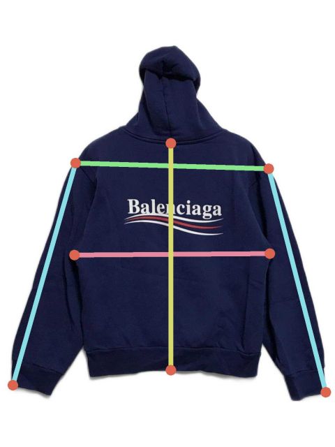 BALENCIAGA バレンシアガ<br>パーカー メンズ<br>【中古】【古着】 愉し