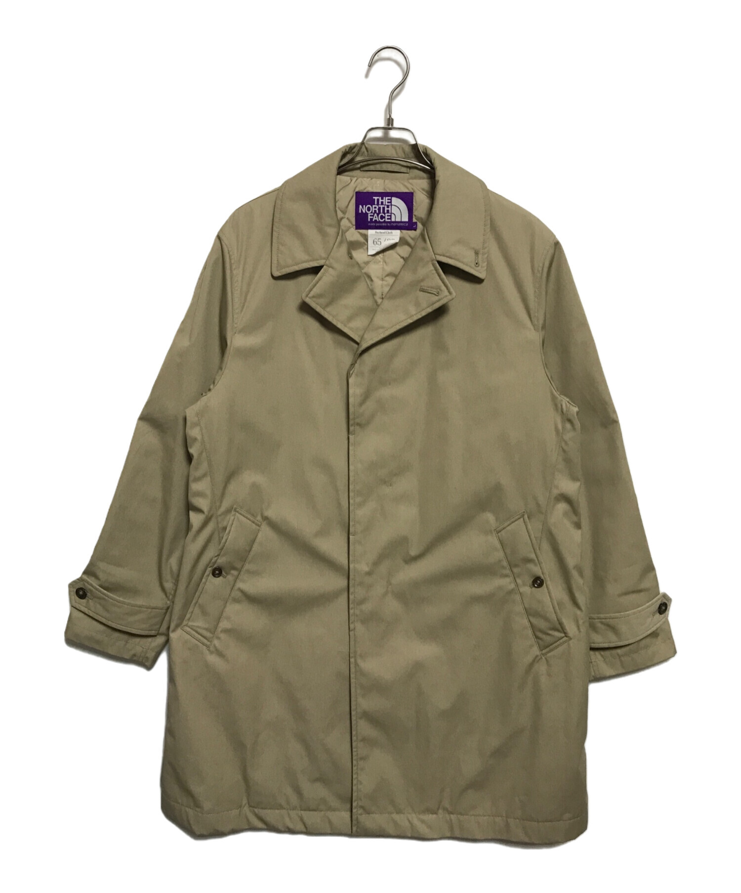 THE NORTHFACE PURPLELABEL (ザ・ノースフェイス パープルレーベル) BEAMS (ビームス) 別注Soutien  Collar Coat ベージュ サイズ:L