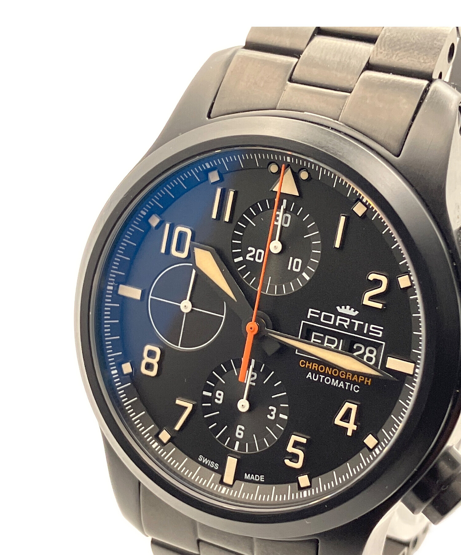 FORTIS (フォルティス) B-42 エアロマスター ステルス クロノグラフ ブラック サイズ:42mm