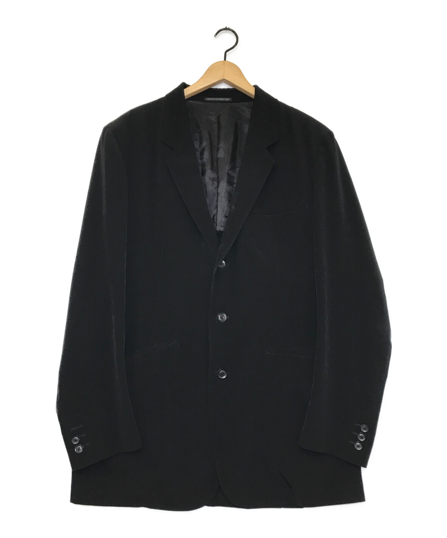 Yohji Yamamoto pour homme (ヨウジヤマモトプールオム) LOOK16ジャケット ブラック サイズ:3