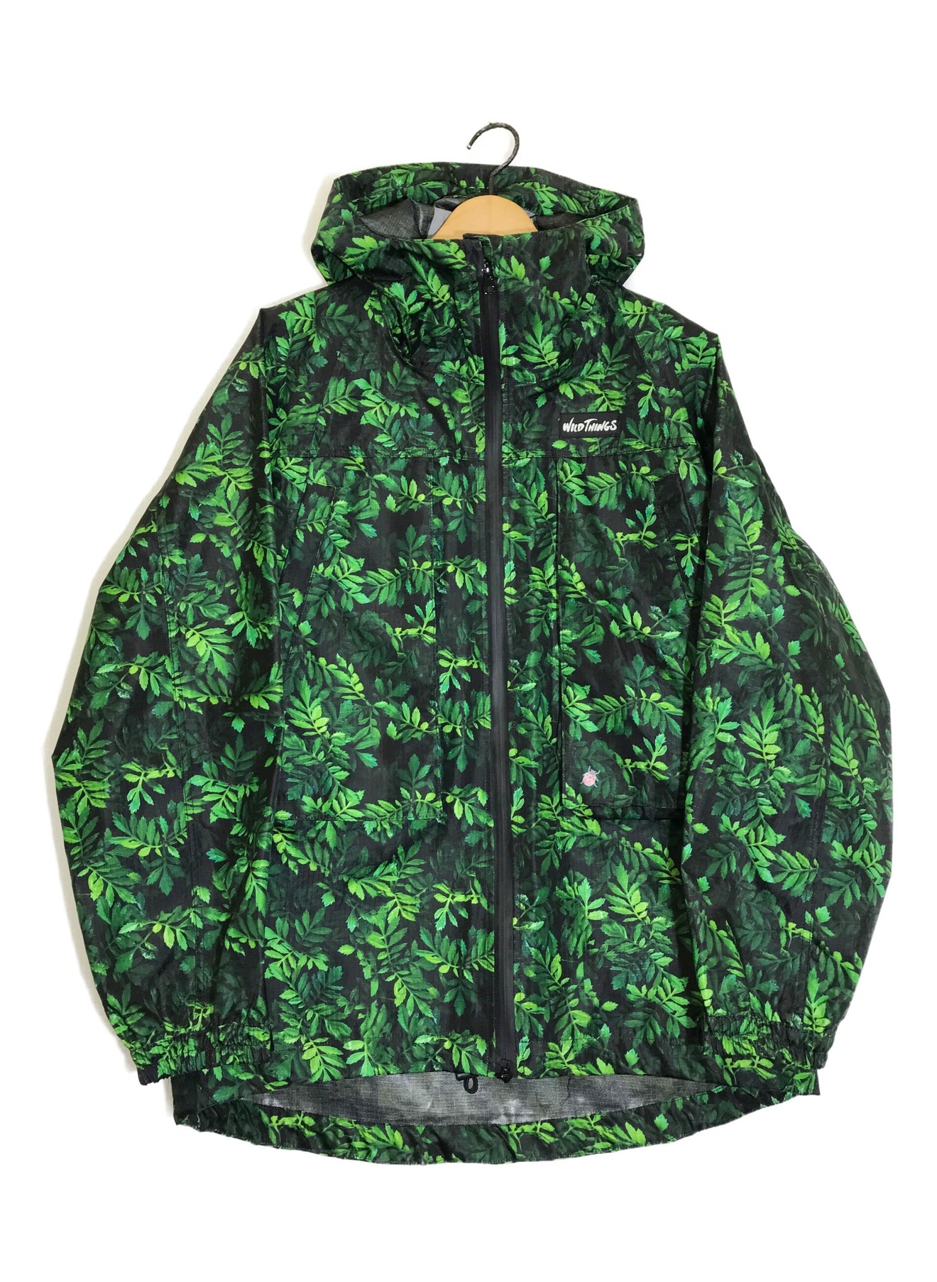 WILD THINGS × rehacer (ワイルドシングス×レアセル) Geographic Mountain Parka グリーン サイズ:M