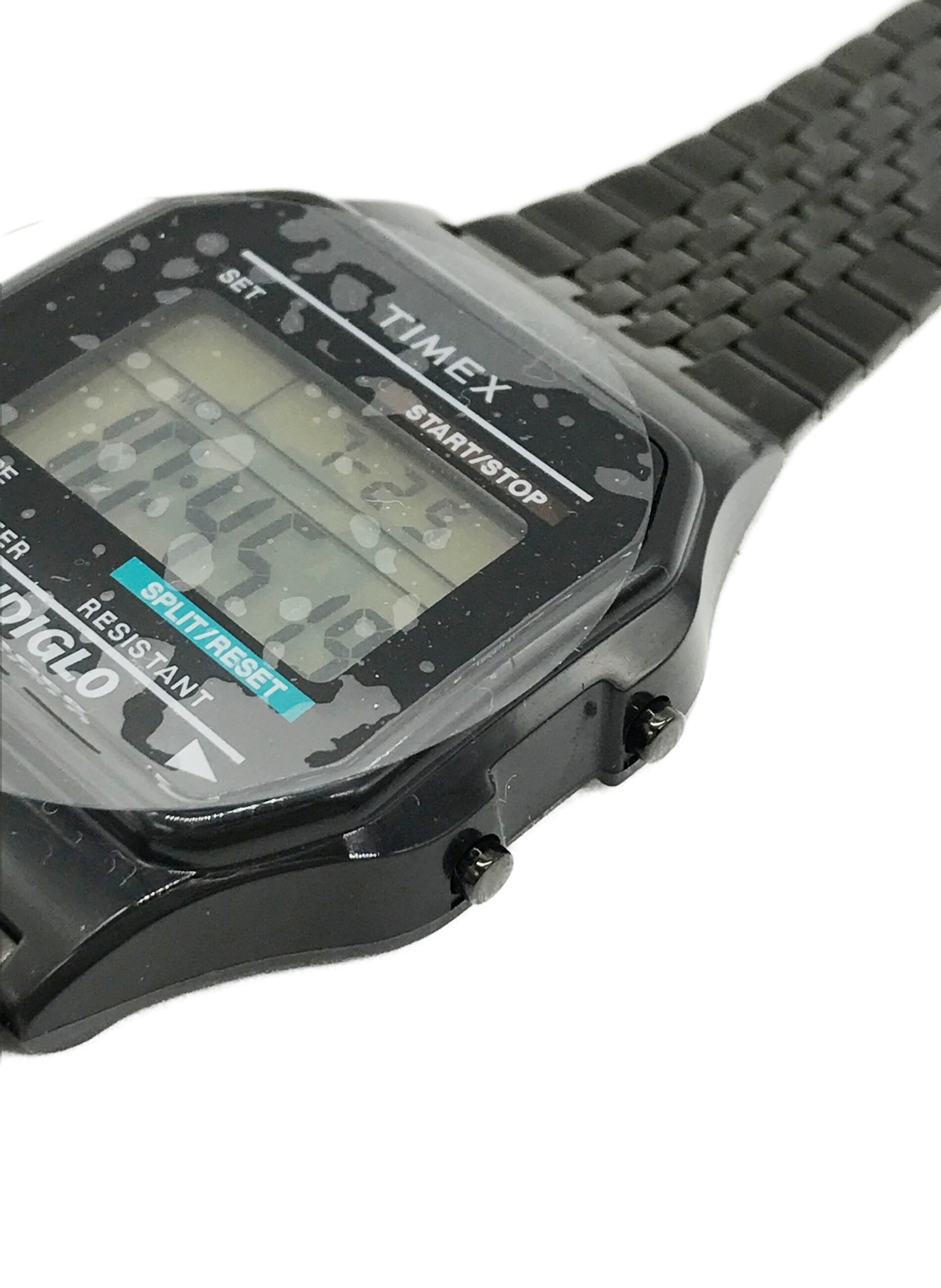 日本入荷未使用品 40周年モデル TIMEX T80 × PACMAN TW2U31900 タイメックス パックマン ウォッチ 腕時計 デジダル ステンレススチール シルバー タイメックス