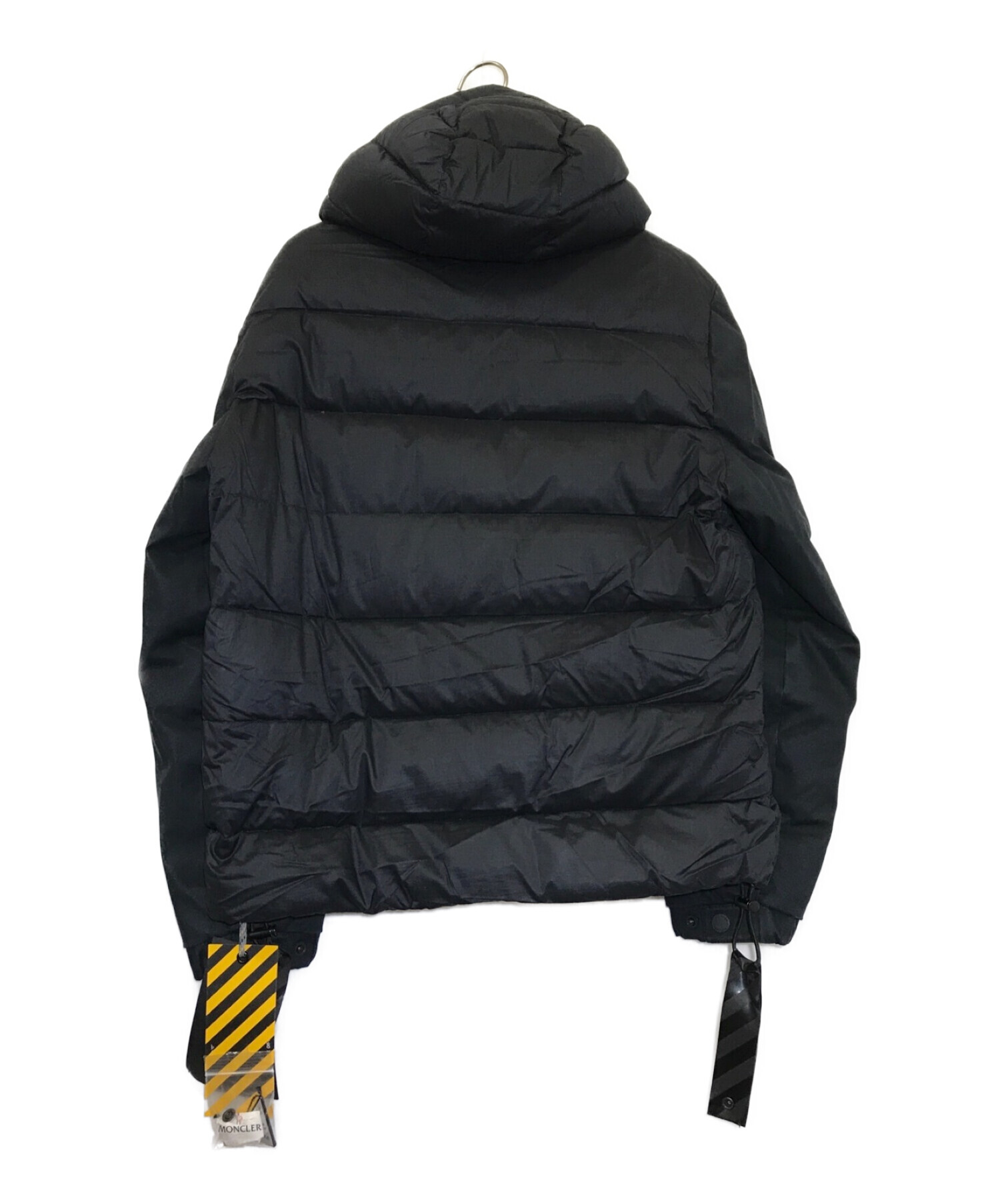 MONCLER×Off-white (モンクレール×オフホワイト) エンクロスダウンジャケット ブラック サイズ:1