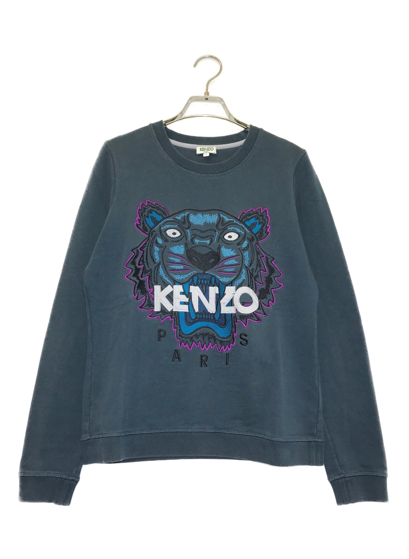 KENZO (ケンゾー) Tiger sweatshirt ブルー サイズ:S