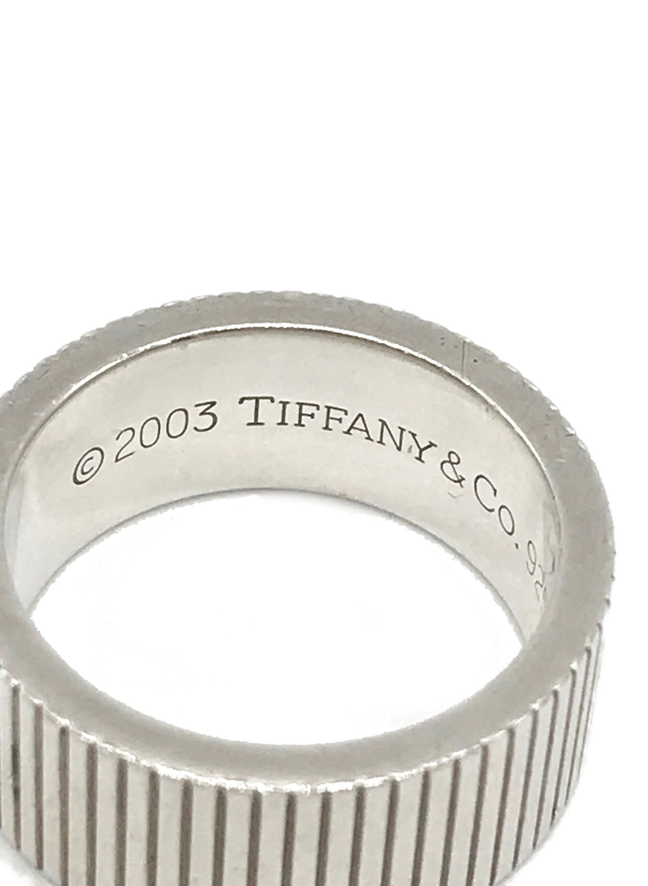 Tiffany&Co コインエッジリング 14号