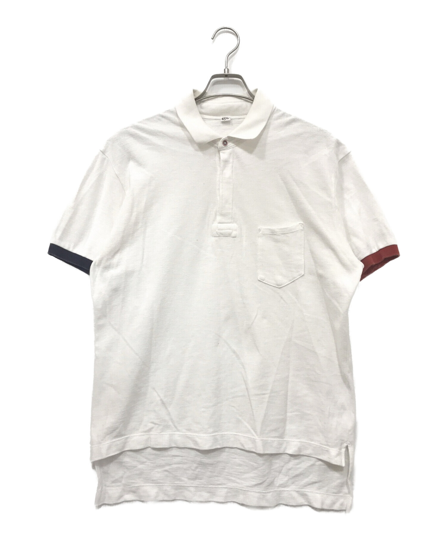 45R (フォーティーファイブアール) ポロシャツ ホワイト サイズ:3