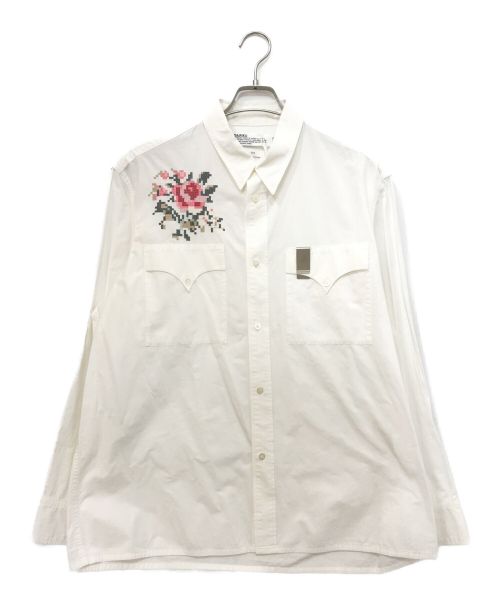 【中古・古着通販】DAIRIKU (ダイリク) Flower Cross Em Shirt with ...