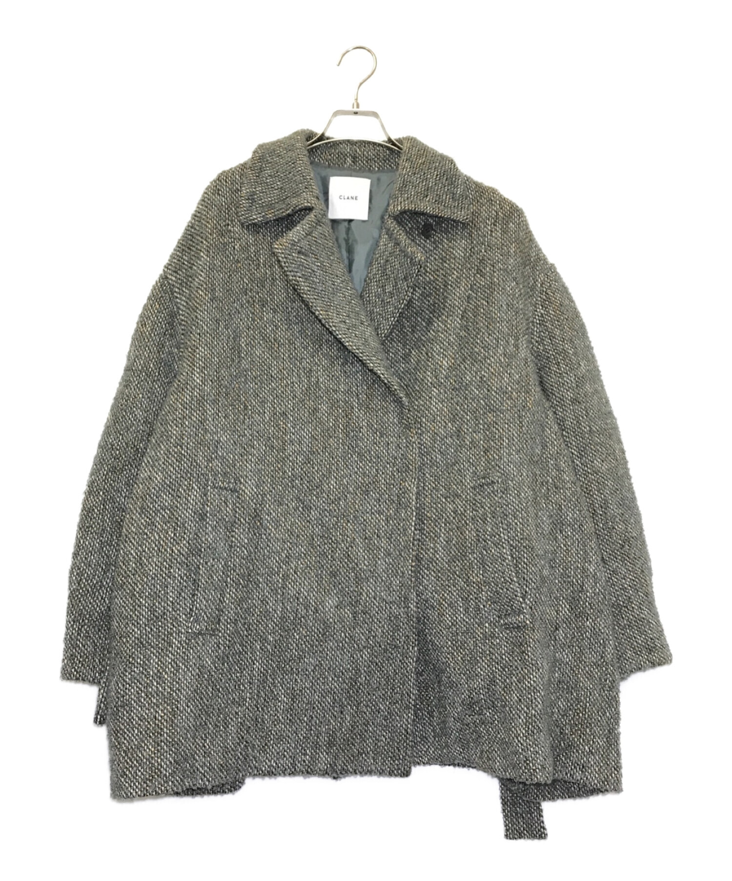 中古・古着通販】CLANE (クラネ) CLANE MIX LOOP TWEED BOX COAT