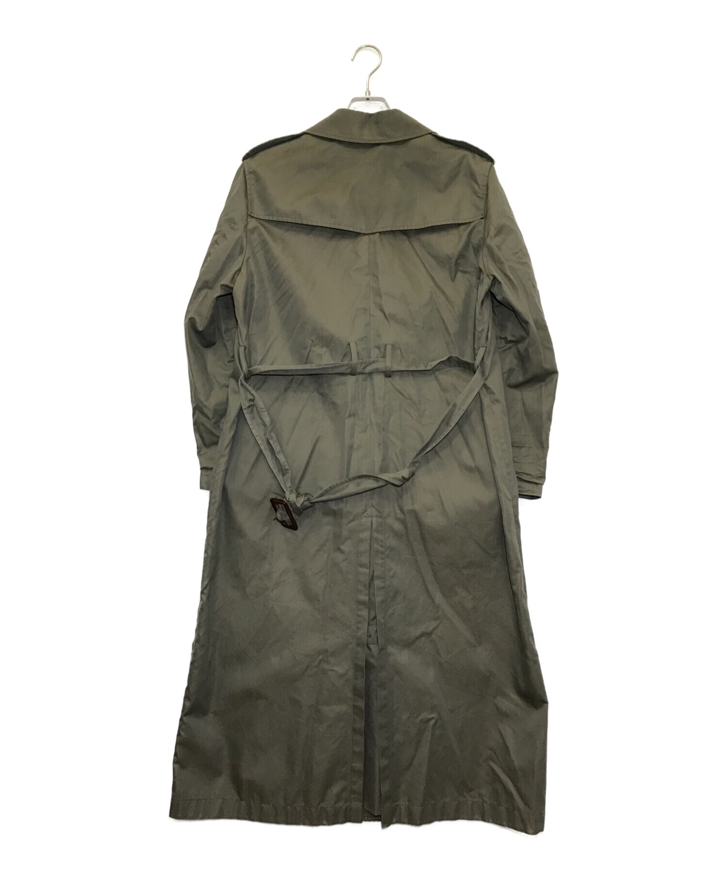 6(ROKU) BEAUTY&YOUTH (ロク ビューティーアンドユース) COTTON SILK TRENCH COAT カーキ サイズ:38