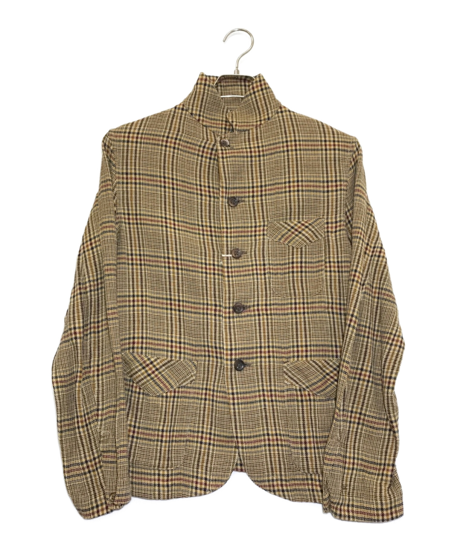 45R (フォーティーファイブアール) インドうすネルのシャツジャケット ブラウン サイズ:3
