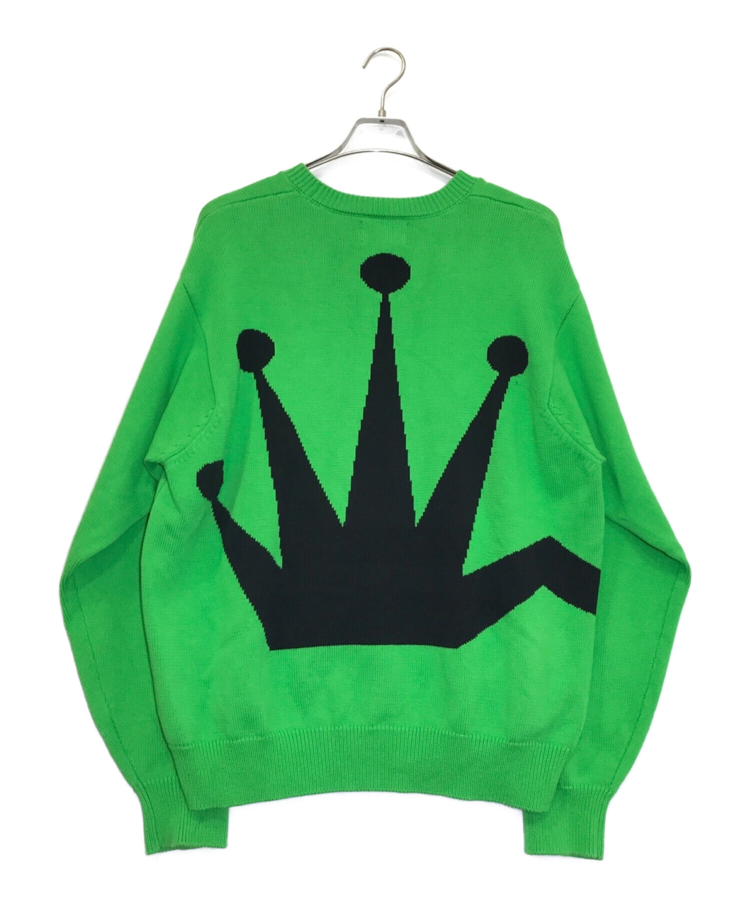 中古・古着通販】stussy (ステューシー) BENT CROWN SWEATER グリーン