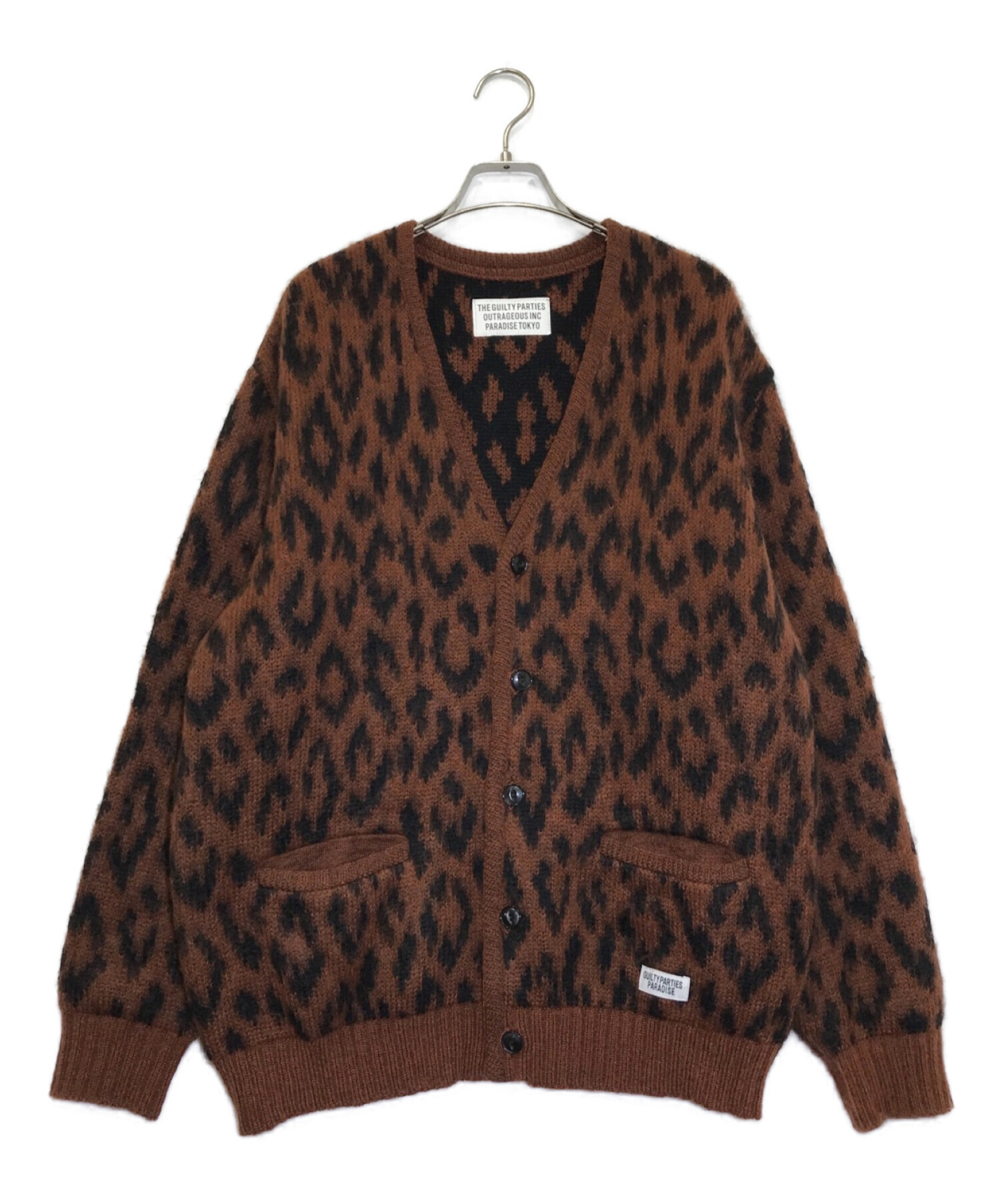 WACKOMARIA LEOPARD HEAVY MOHAIRCARDIGANトップス - www