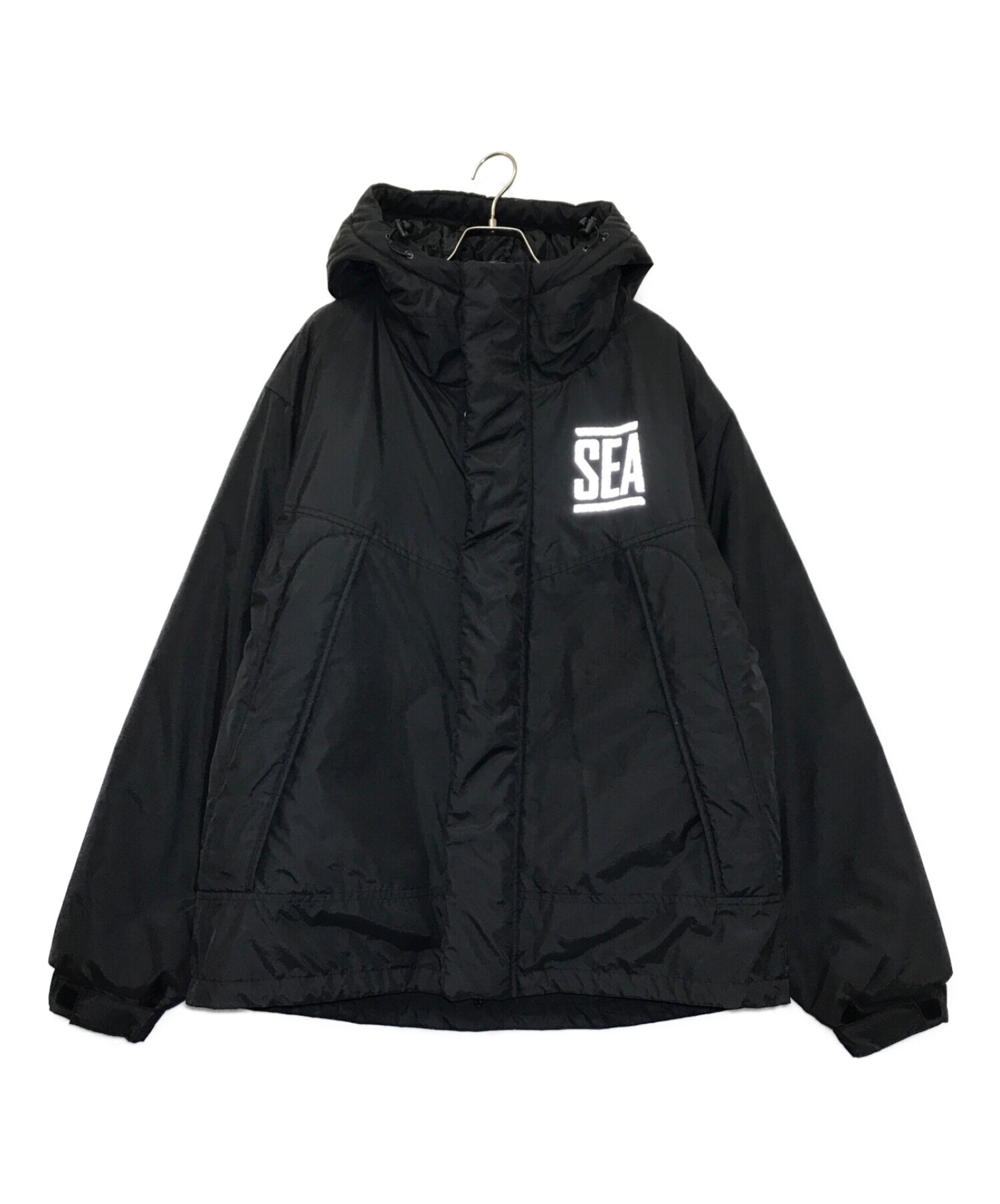 WIND AND SEA (ウィンダンシー) Warm Shell Pad Hoodie Jacket ブラック サイズ:L