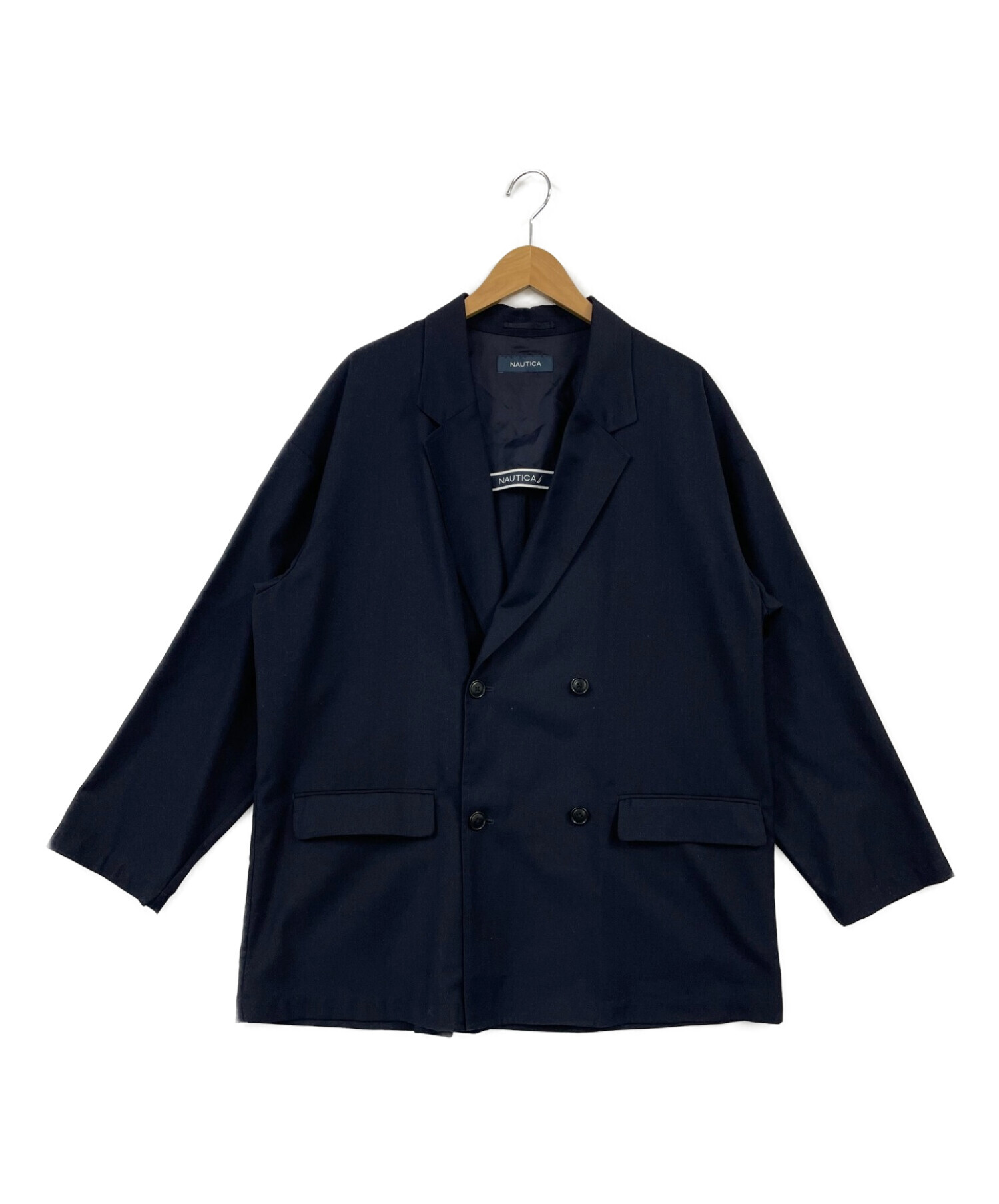 NAUTICA (ノーティカ) Relaxed TR Double Breasted Jacket ネイビー サイズ:L