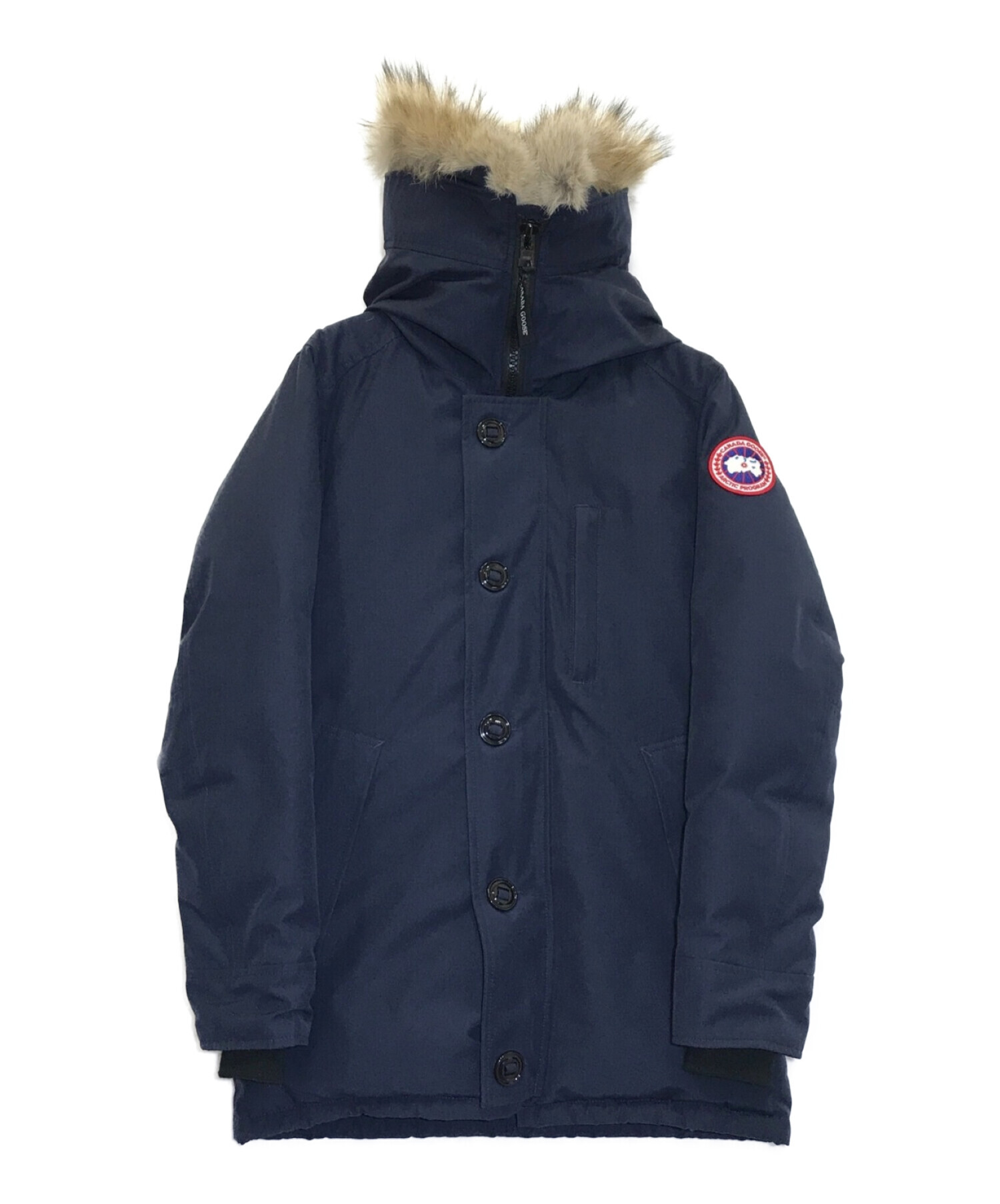 中古・古着通販】CANADA GOOSE (カナダグース) ジャスパーパーカー ネイビー サイズ:XS｜ブランド・古着通販  トレファク公式【TREFAC FASHION】スマホサイト