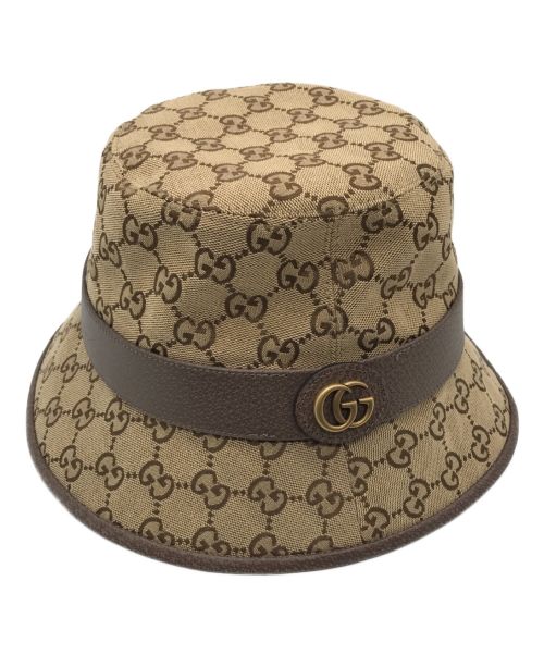 【中古・古着通販】GUCCI (グッチ) GGキャンパスフェドラ